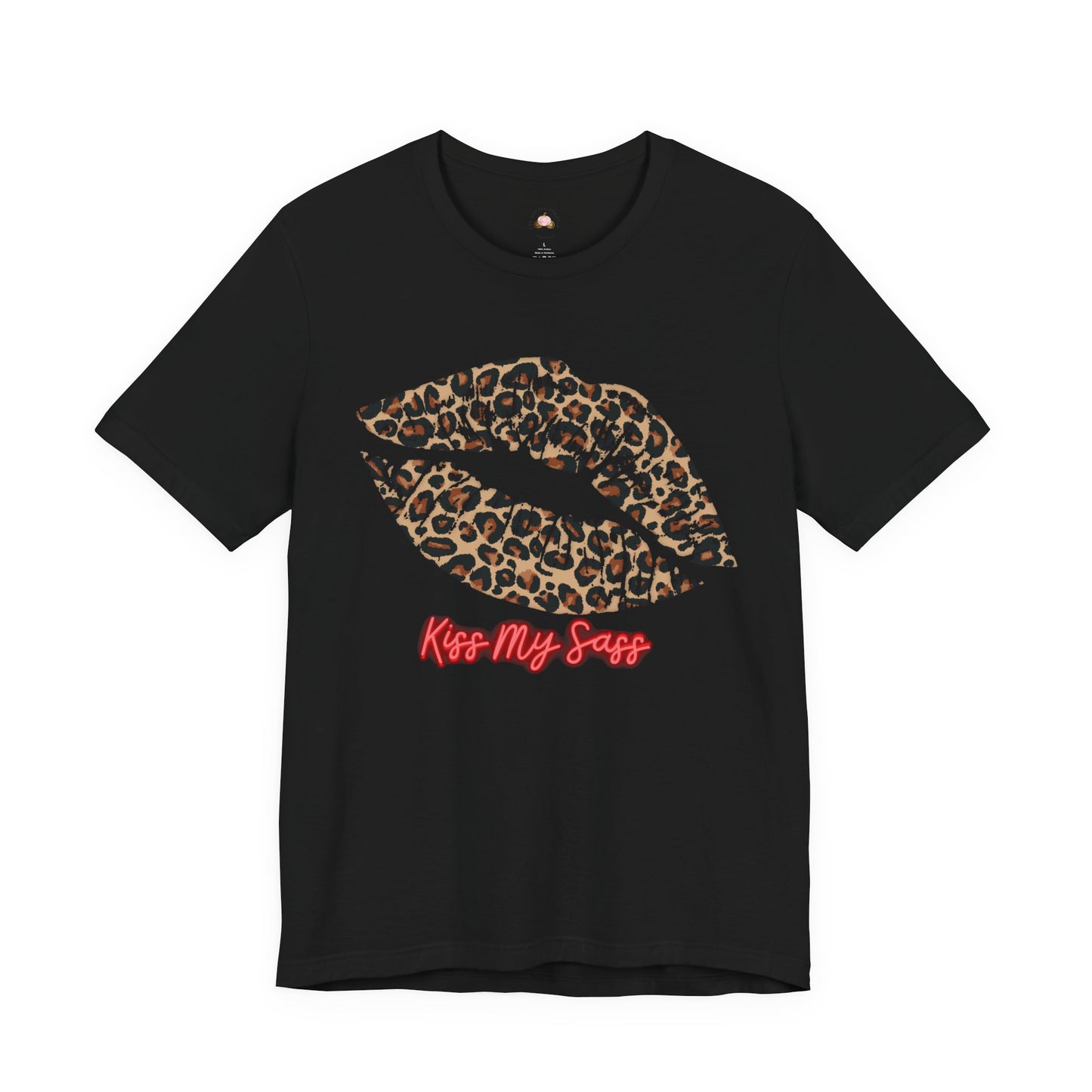 Funny Leopard Kiss Unisex Tee - Kiss My Sass