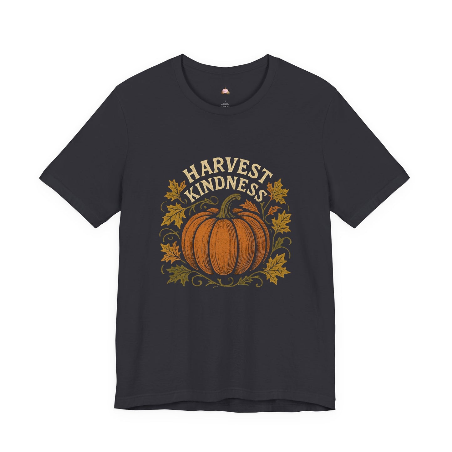 Harvest Kindness Tee - Unisex Jersey Short Sleeve Tee, Fall Fashion, Autumn Apparel, Thanksgiving Shirt, Gift for Friends, Cozy Casual Wear