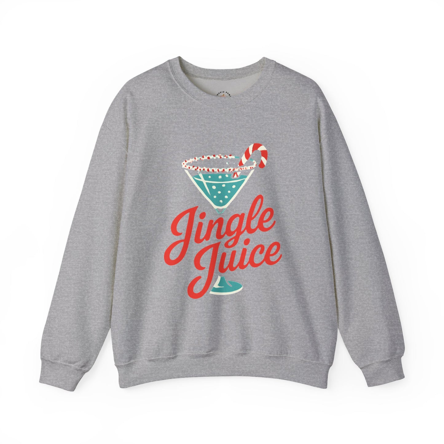 Jingle Juice Crewneck Sweatshirt | Holiday Gift, Cozy Apparel, Unisex, Christmas, Festive Style