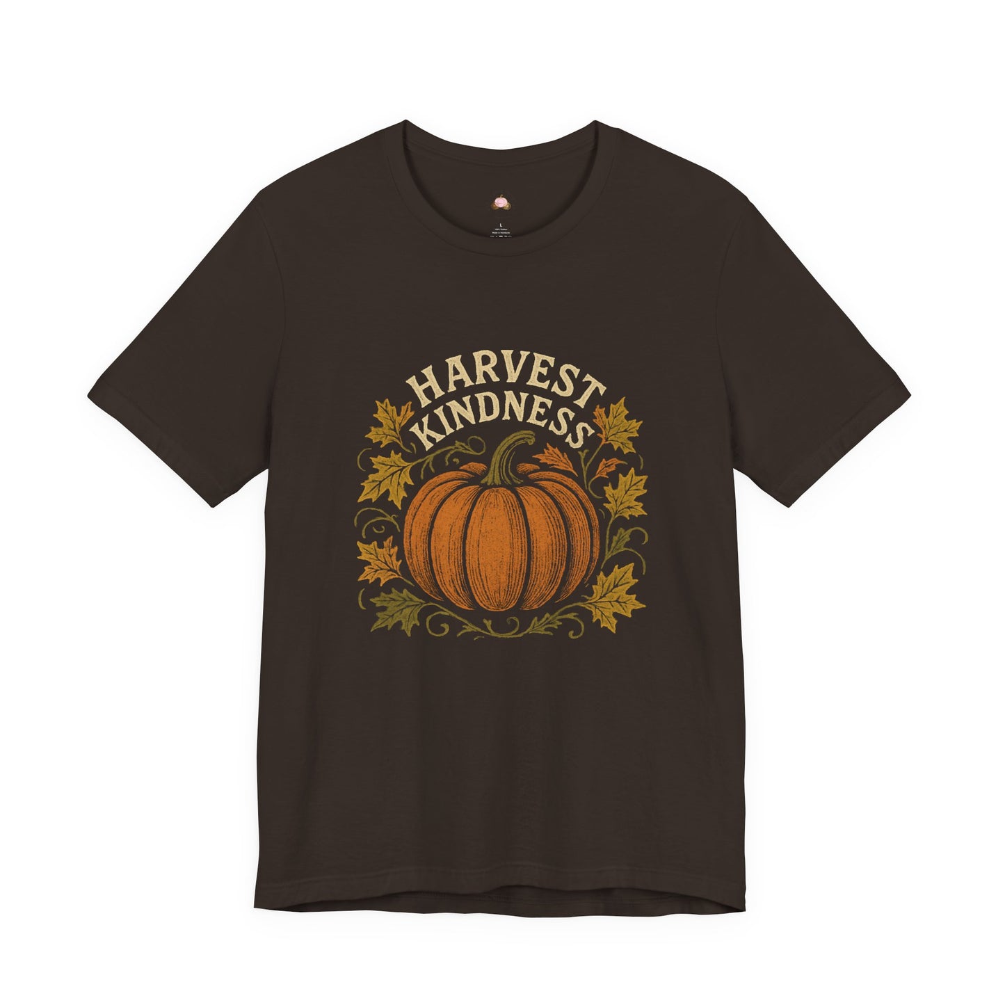 Harvest Kindness Tee - Unisex Jersey Short Sleeve Tee, Fall Fashion, Autumn Apparel, Thanksgiving Shirt, Gift for Friends, Cozy Casual Wear