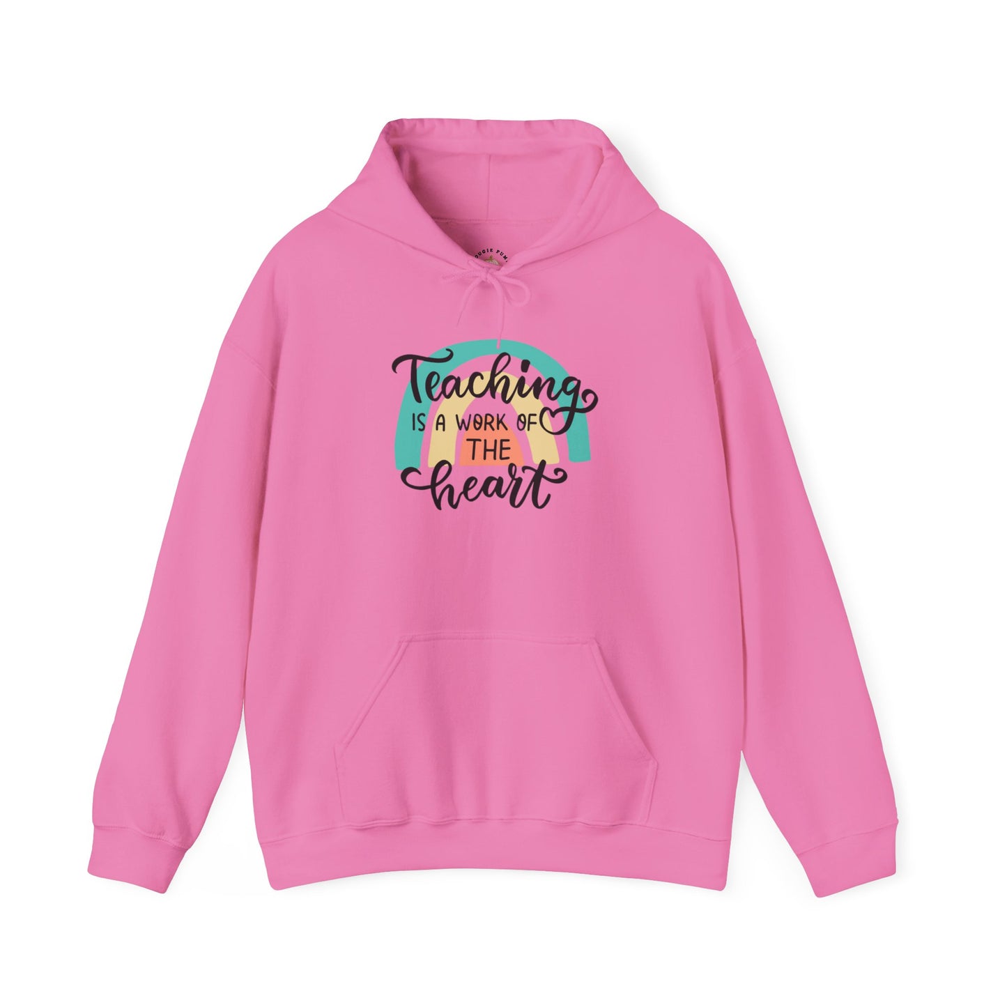 Teacher Appreciation Unisex Hoodie - Teaching Is a Work of Art, Fun Classroom Apparel