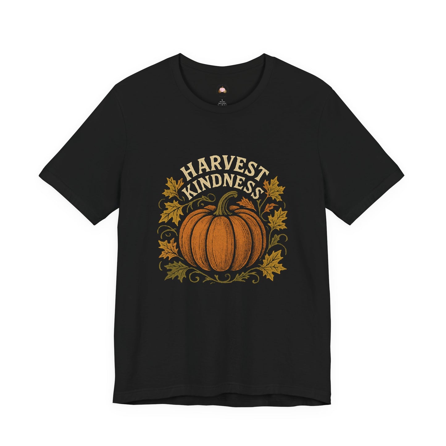 Harvest Kindness Tee - Unisex Jersey Short Sleeve Tee, Fall Fashion, Autumn Apparel, Thanksgiving Shirt, Gift for Friends, Cozy Casual Wear