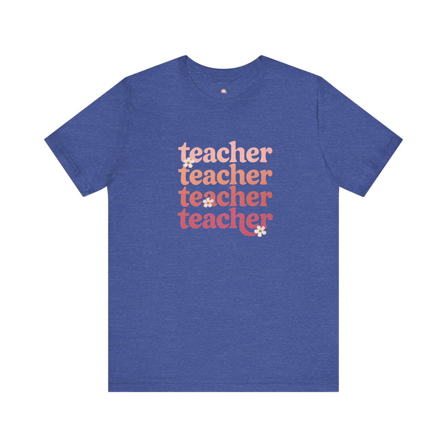 Teacher Vibes Unisex Jersey Tee - Perfect Gift for Educators, Teacher Appreciation, Classroom Style, Graduation Gift, Everyday Wear
