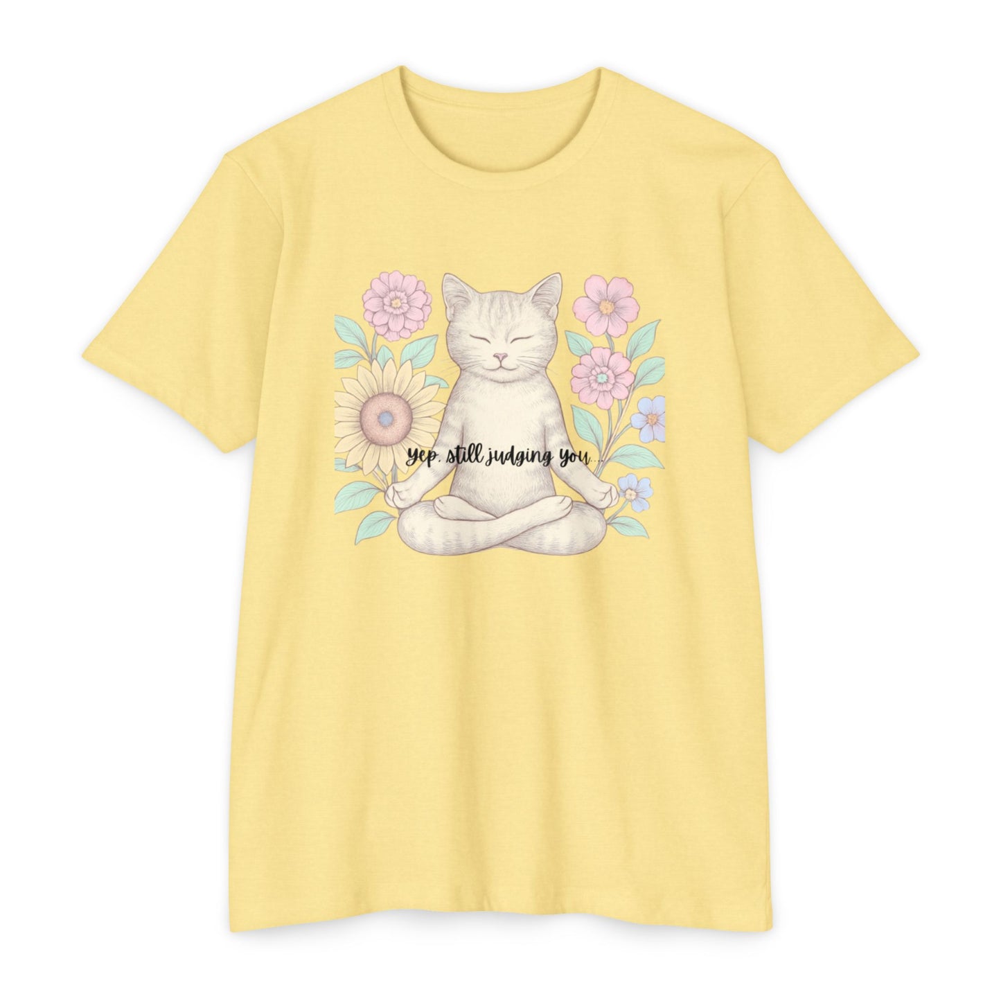 Zen Cat T-shirt - Funny and Snarky Cat Humor Design