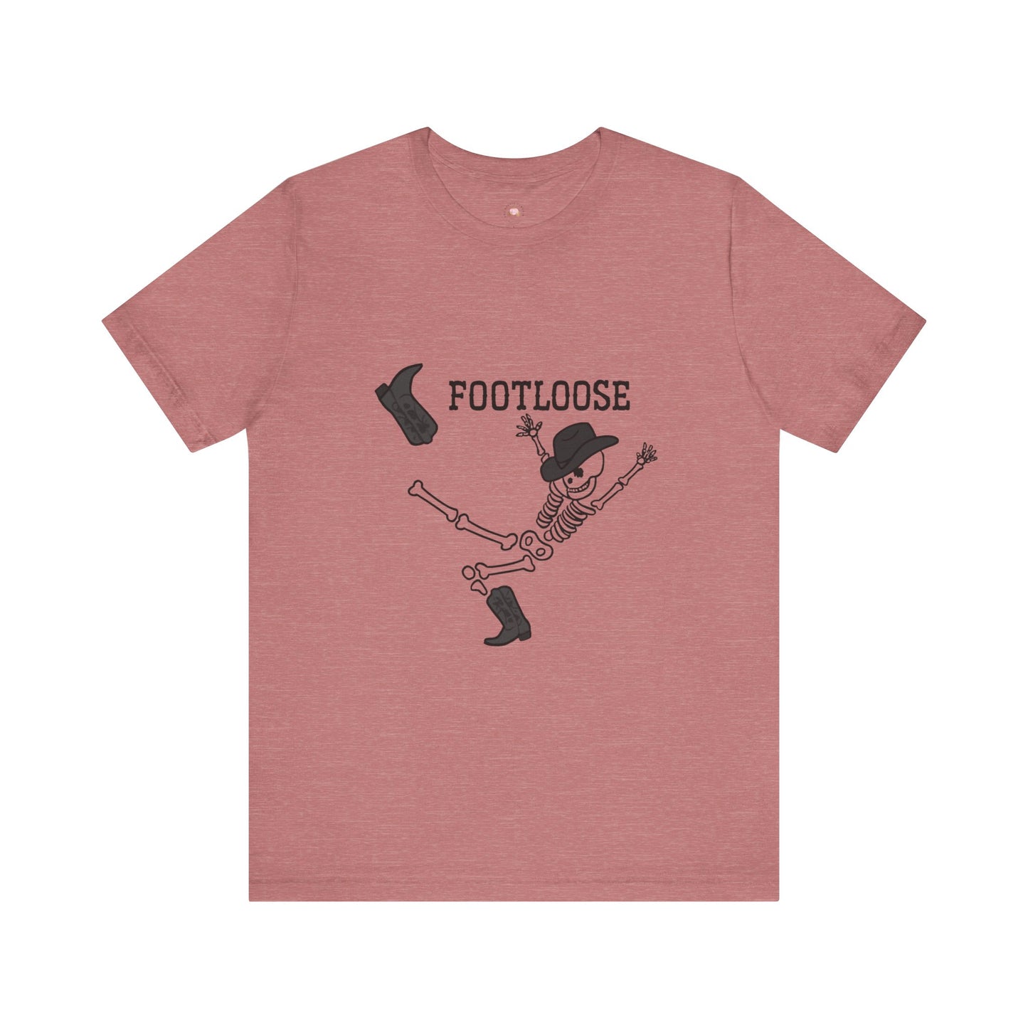 Footloose Skeleton Tee, Fun Graphic Shirt, Halloween Costume Top, Dance Party Apparel, Unisex Halloween Shirt, Gift for Dancers