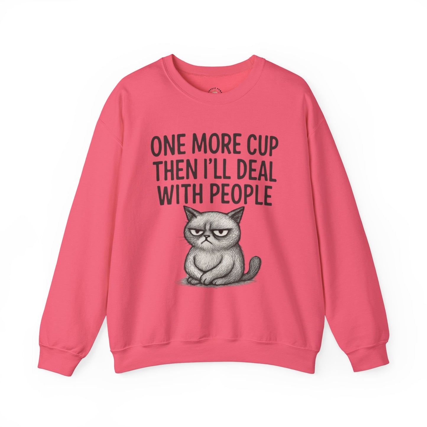 Grumpy Cat Funny Coffee Sweatshirt