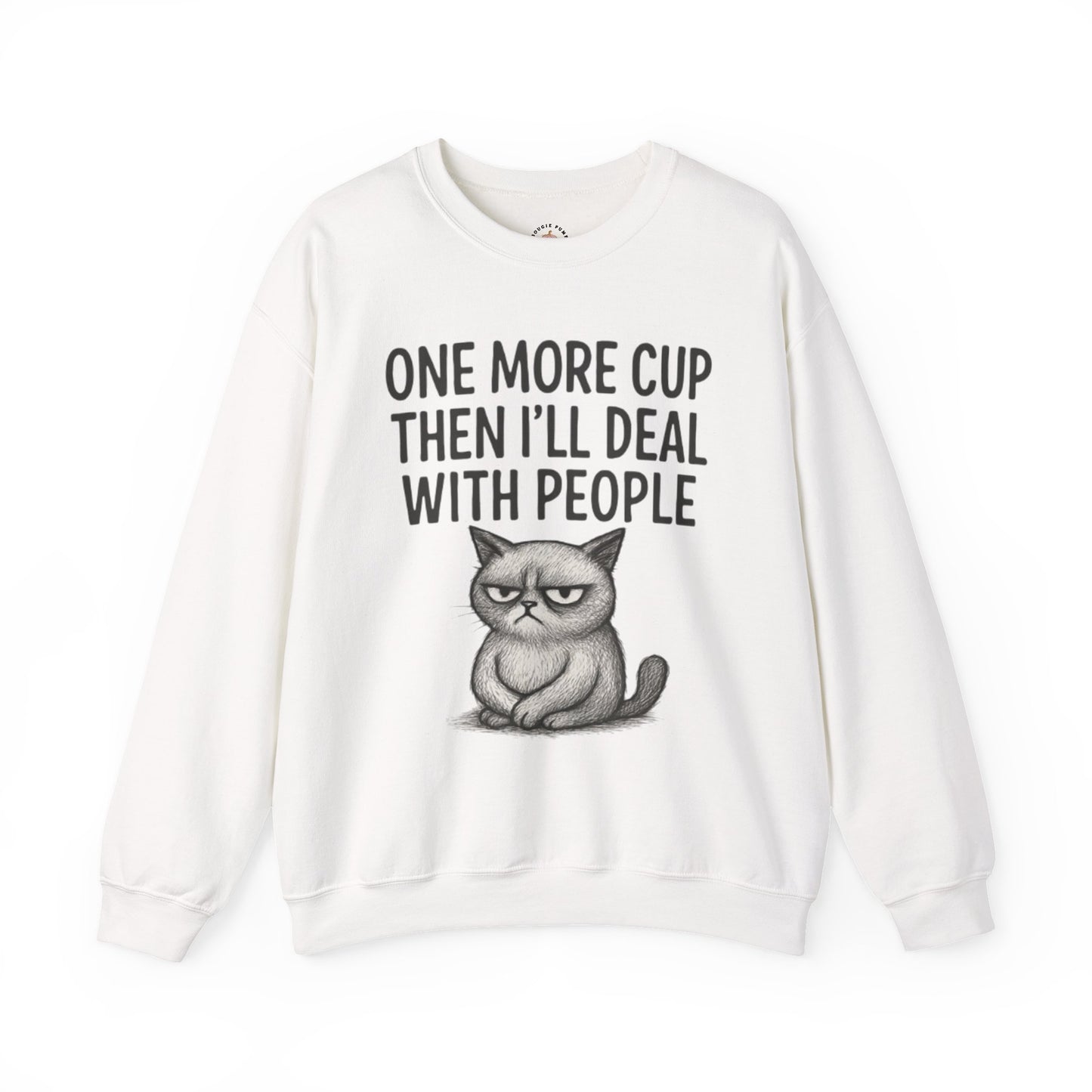 Grumpy Cat Funny Coffee Sweatshirt
