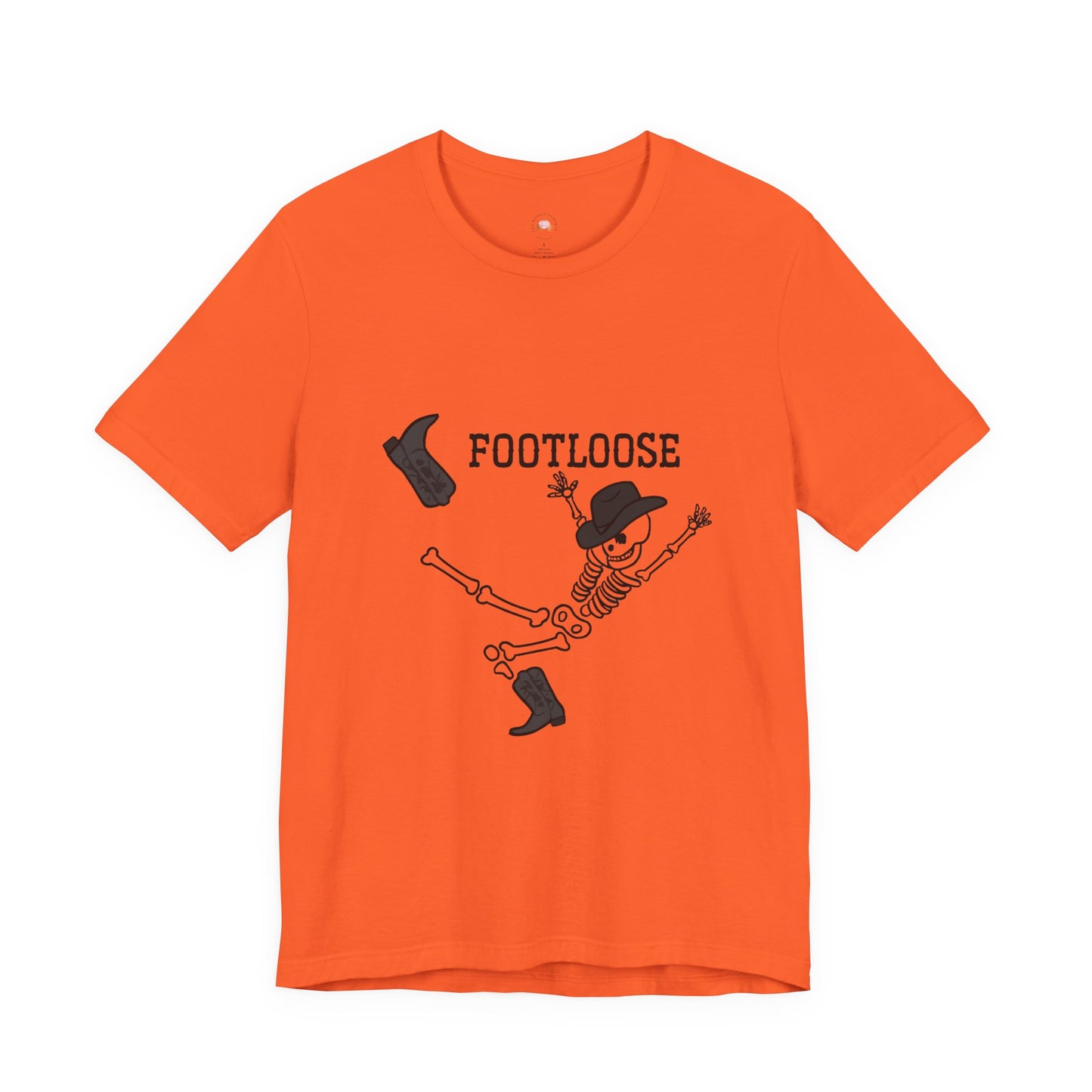 Footloose Skeleton Tee, Fun Graphic Shirt, Halloween Costume Top, Dance Party Apparel, Unisex Halloween Shirt, Gift for Dancers