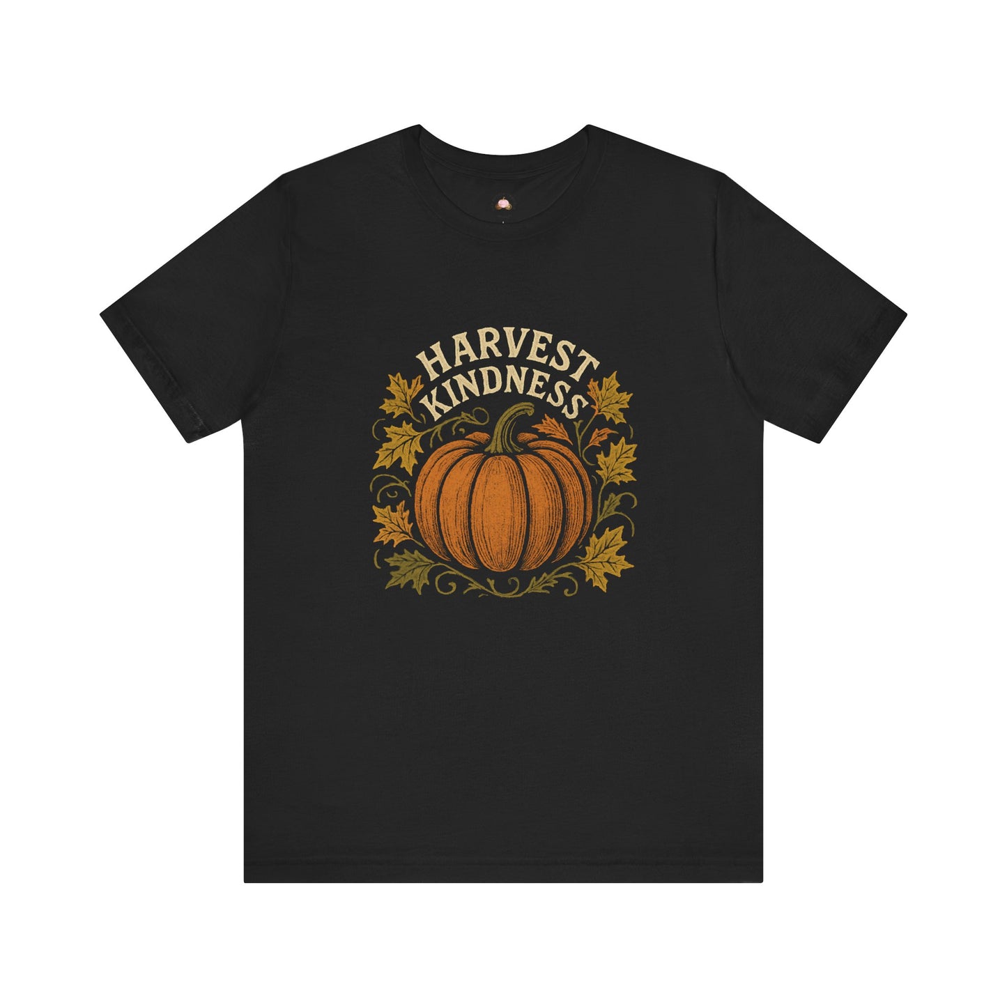 Harvest Kindness Tee - Unisex Jersey Short Sleeve Tee, Fall Fashion, Autumn Apparel, Thanksgiving Shirt, Gift for Friends, Cozy Casual Wear
