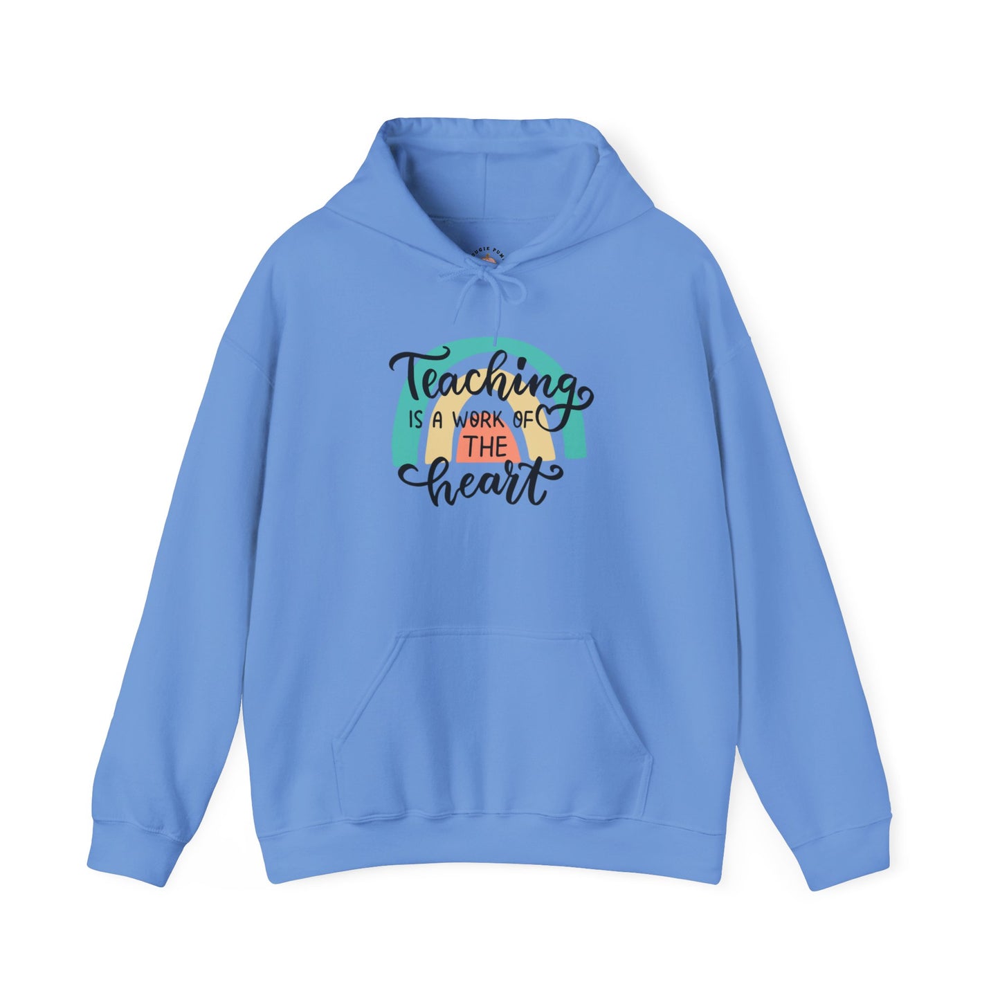 Teacher Appreciation Unisex Hoodie - Teaching Is a Work of Art, Fun Classroom Apparel
