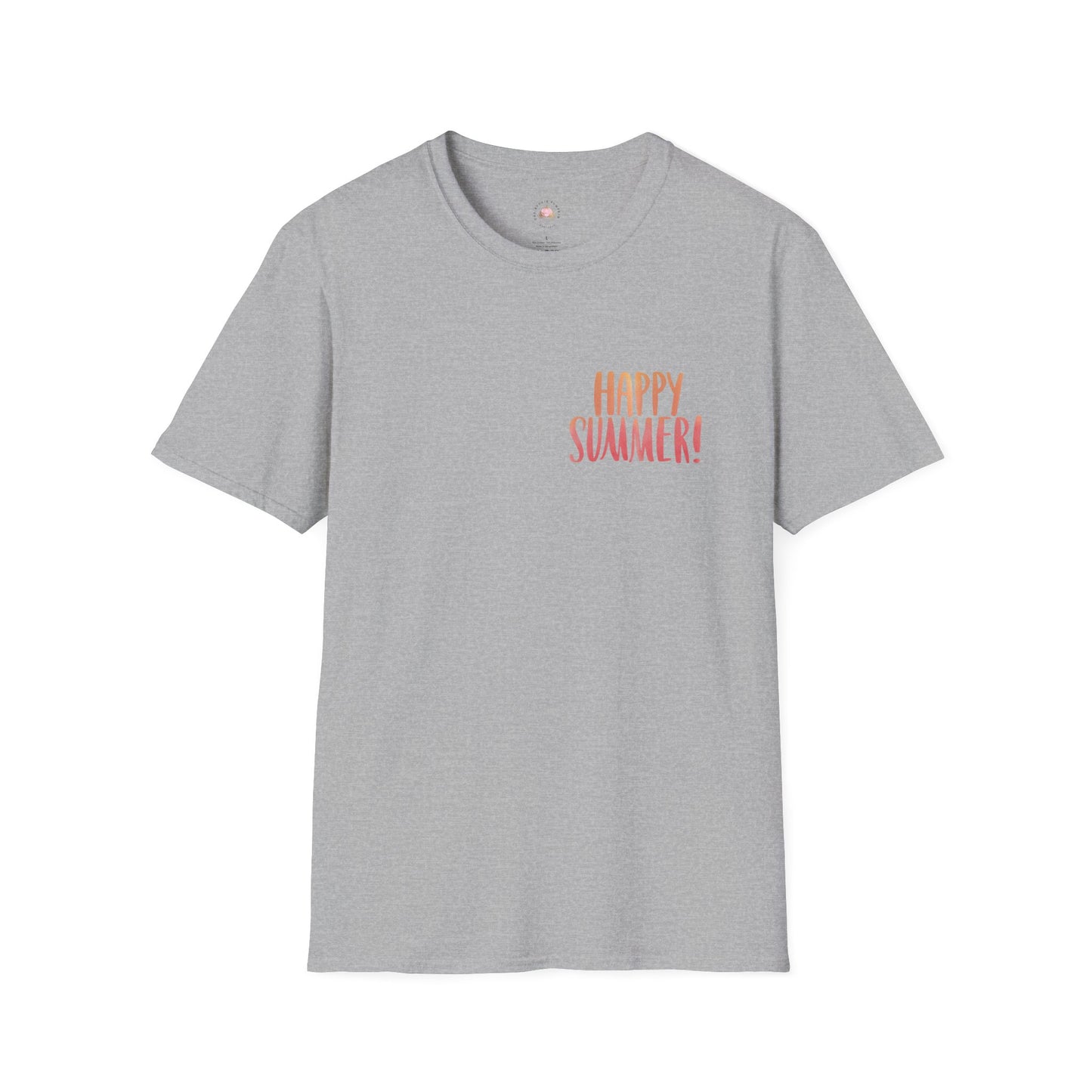 Happy Summer Unisex T-Shirt - Vacation Shirt and Beachwear