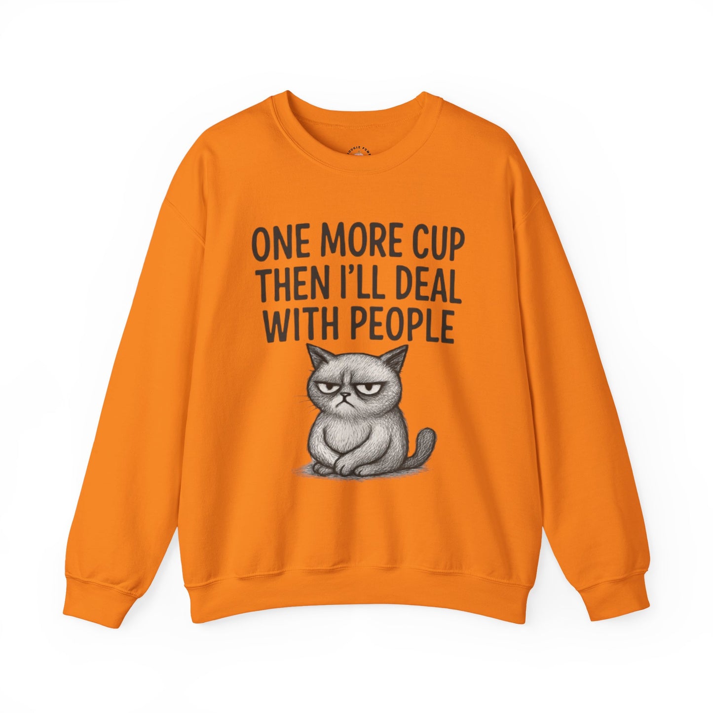 Grumpy Cat Funny Coffee Sweatshirt