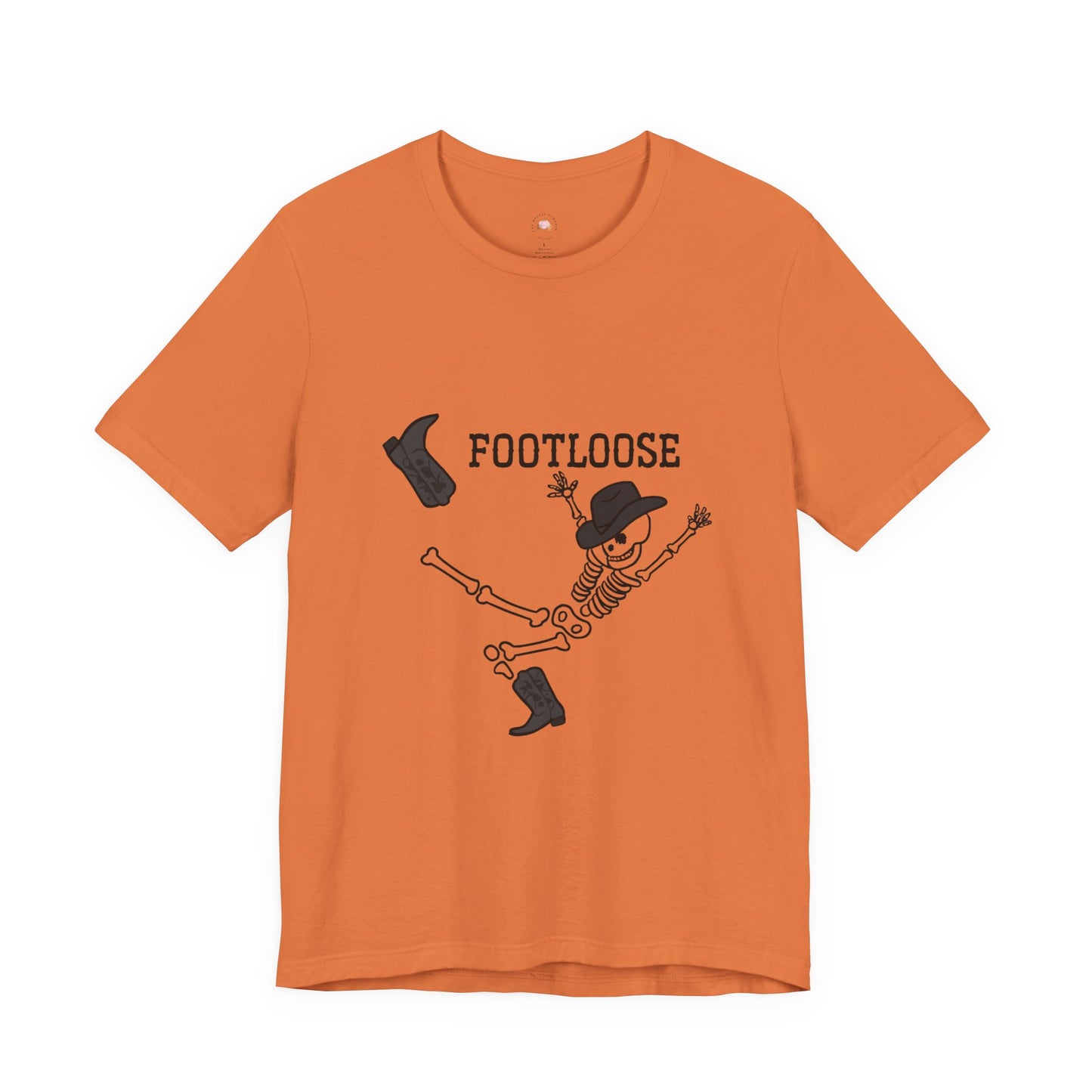 Footloose Skeleton Tee, Fun Graphic Shirt, Halloween Costume Top, Dance Party Apparel, Unisex Halloween Shirt, Gift for Dancers