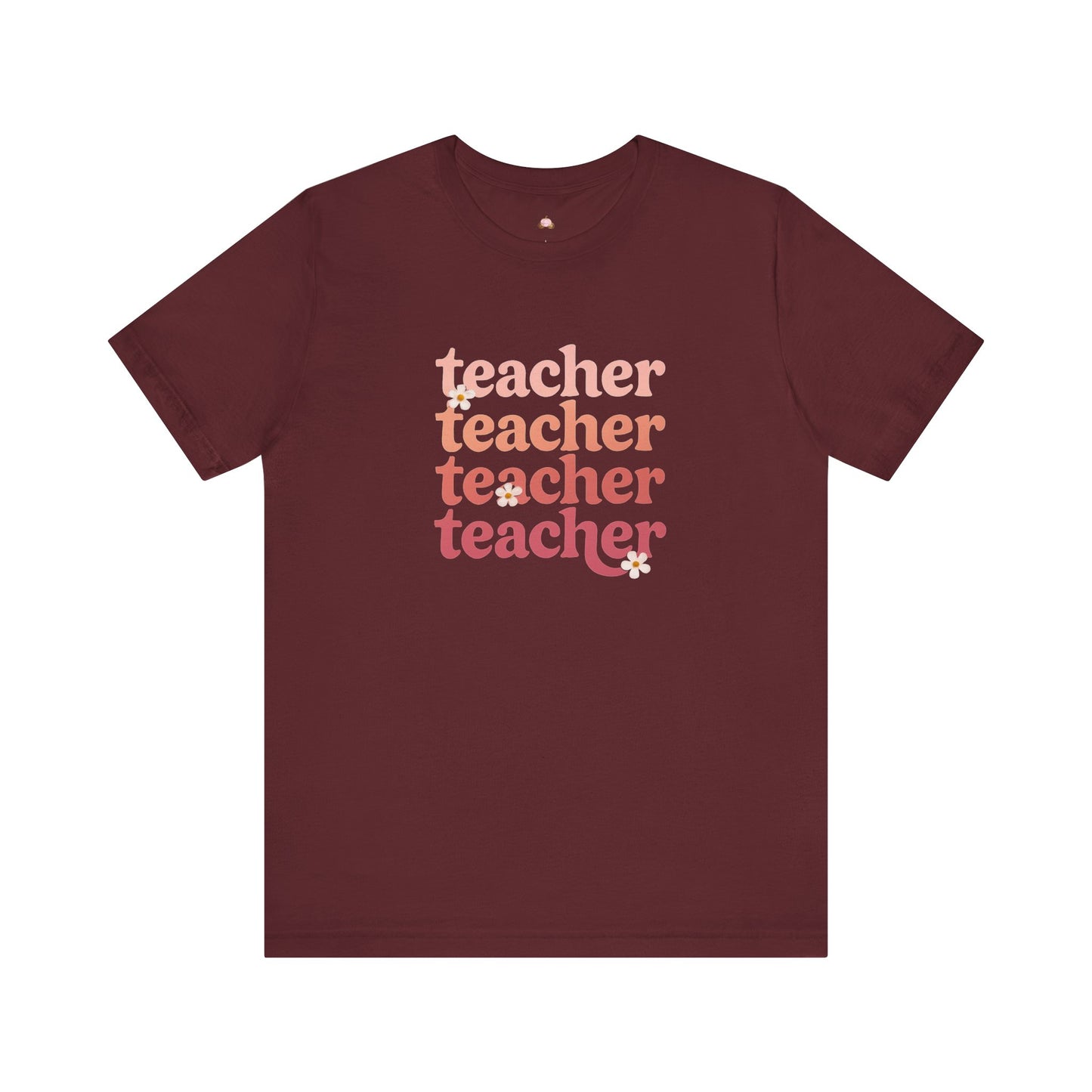 Teacher Vibes Unisex Jersey Tee - Perfect Gift for Educators, Teacher Appreciation, Classroom Style, Graduation Gift, Everyday Wear