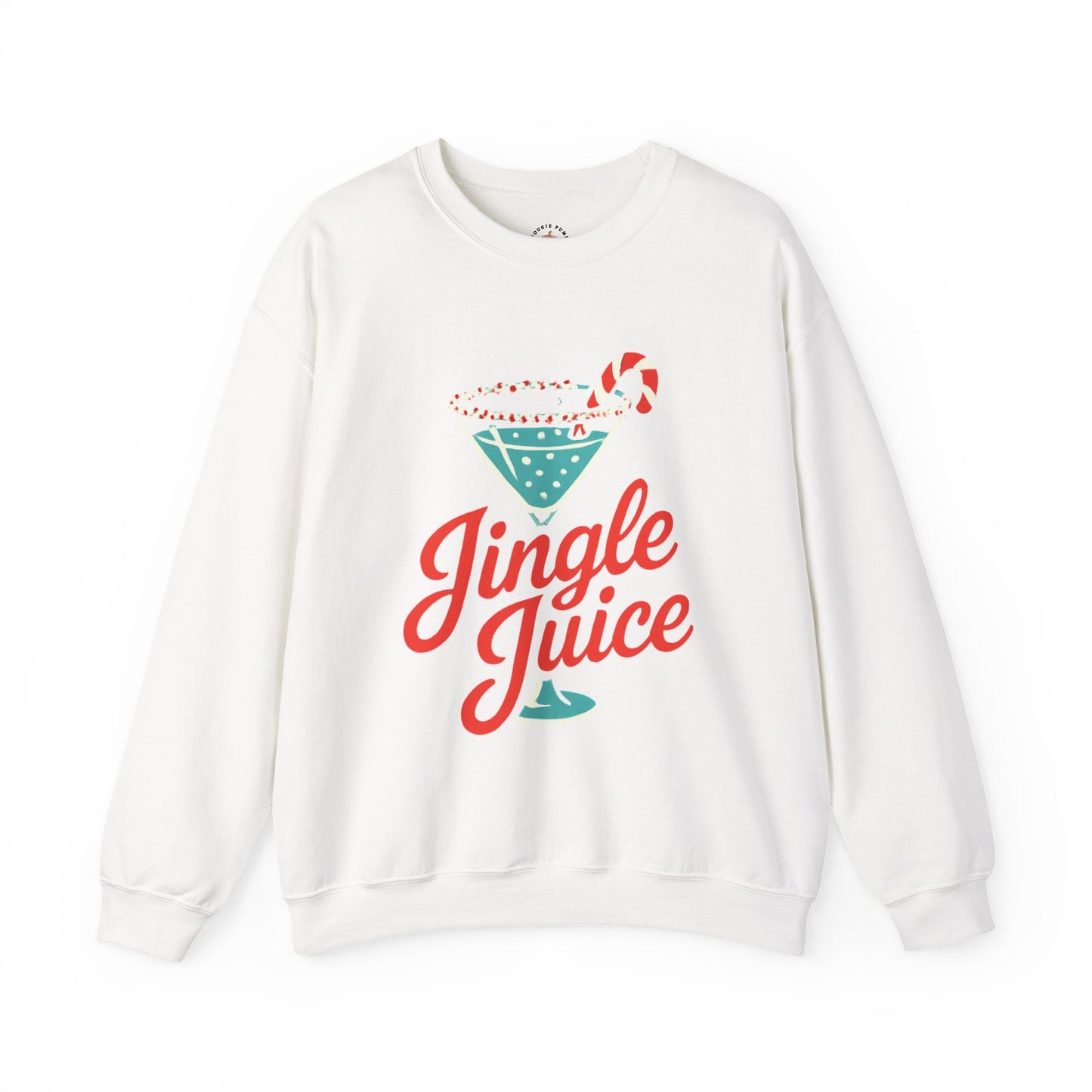 Jingle Juice Crewneck Sweatshirt | Holiday Gift, Cozy Apparel, Unisex, Christmas, Festive Style