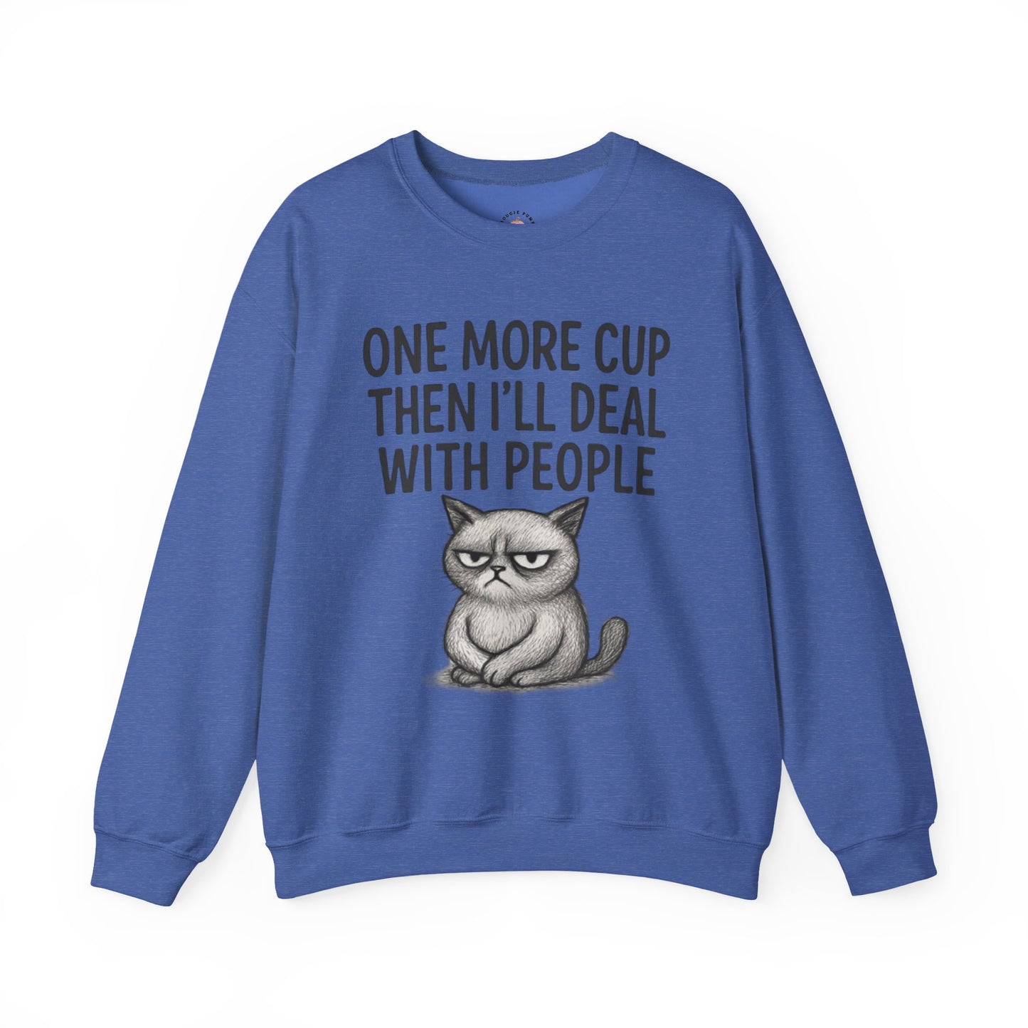 Grumpy Cat Funny Coffee Sweatshirt