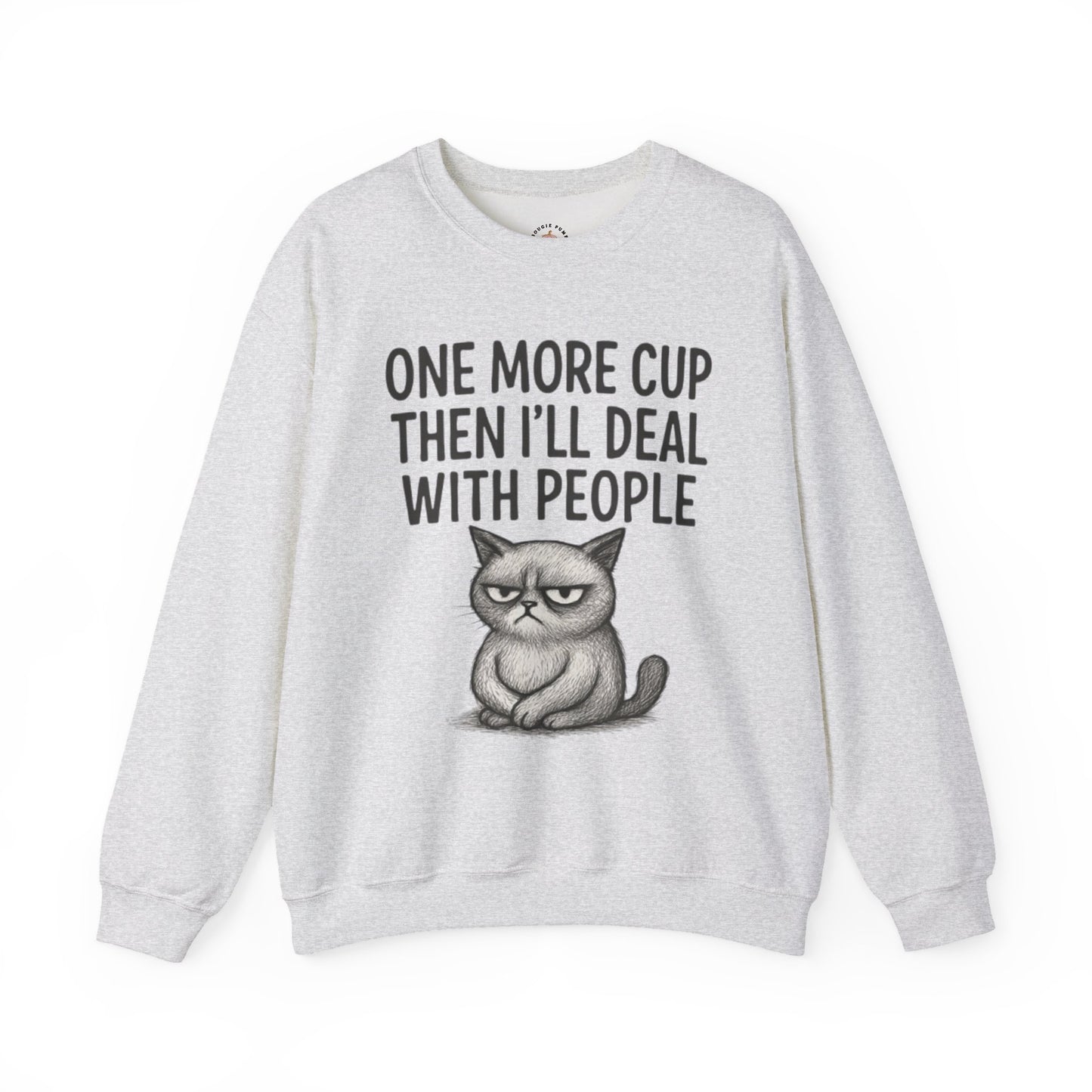 Grumpy Cat Funny Coffee Sweatshirt