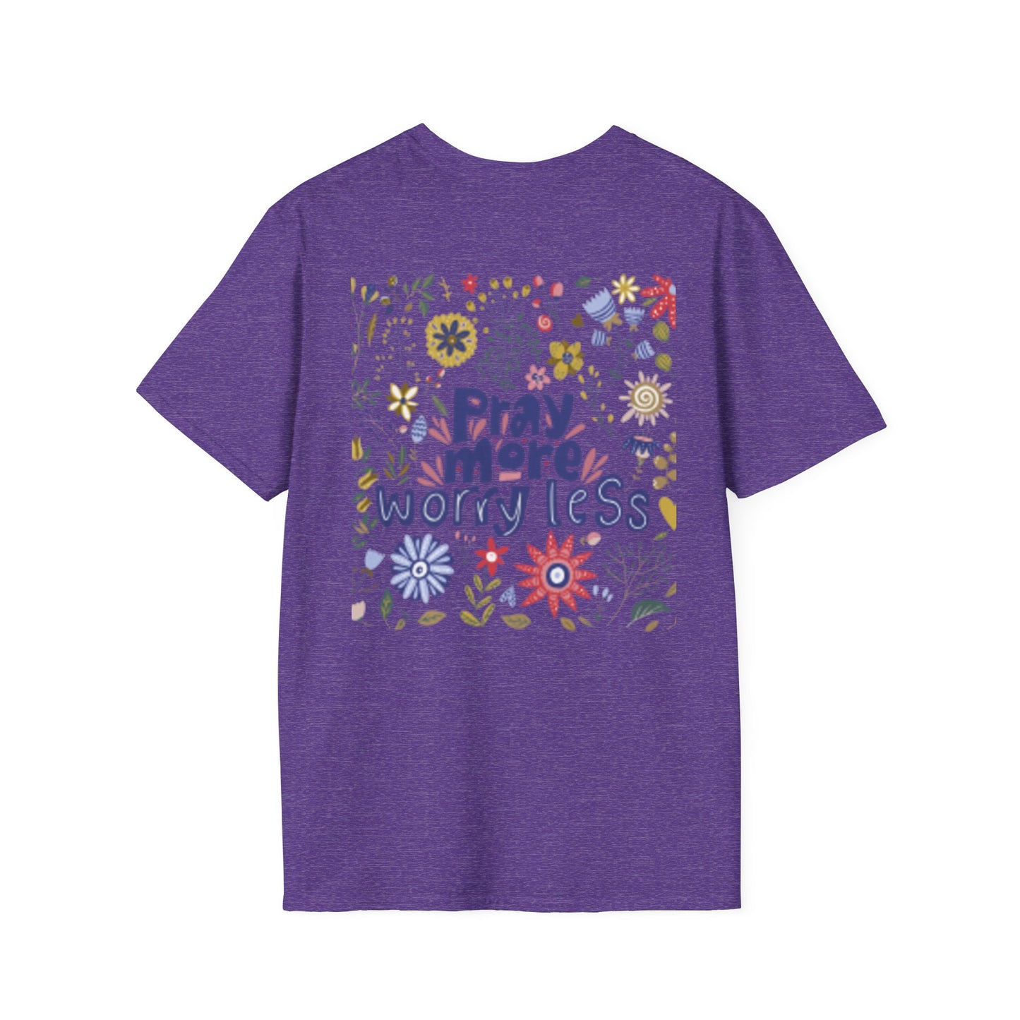 Pray More Worry Less Christian T-Shirt