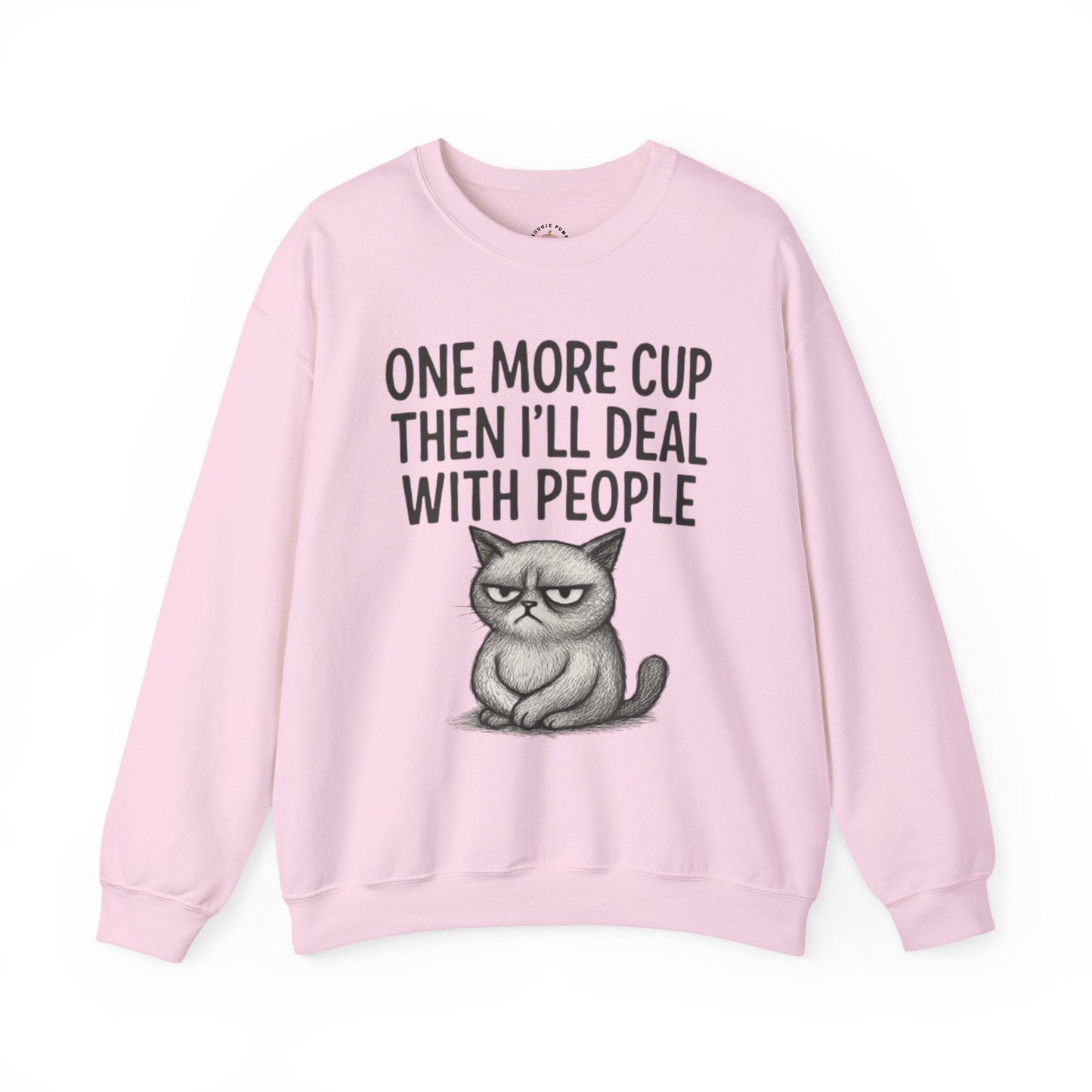 Grumpy Cat Funny Coffee Sweatshirt