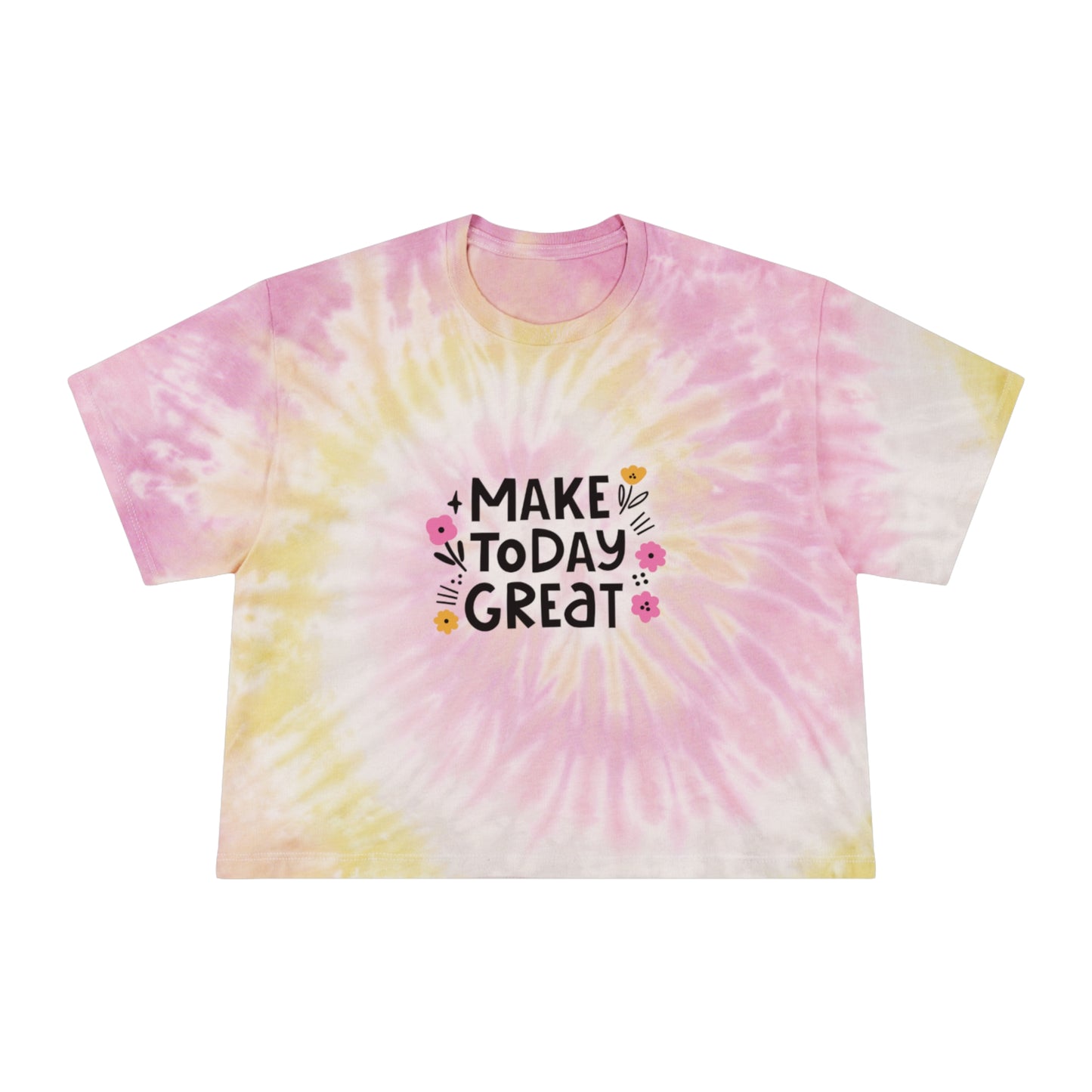 Tie Dye Crop Tee - Make Today Great T-Shirt