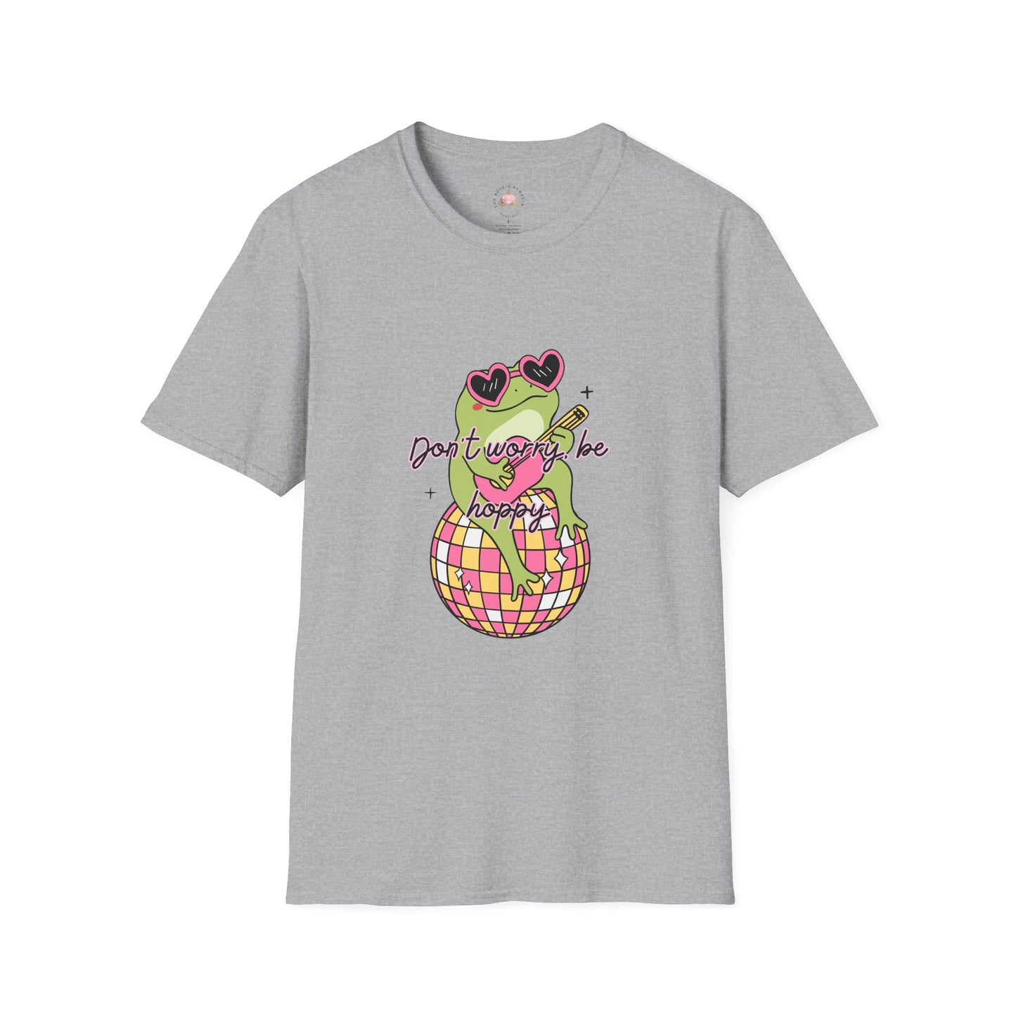 Singing Disco Frog T-Shirt - Fun and Funky Graphic Tee for Music Lovers and Frog Enthusiasts