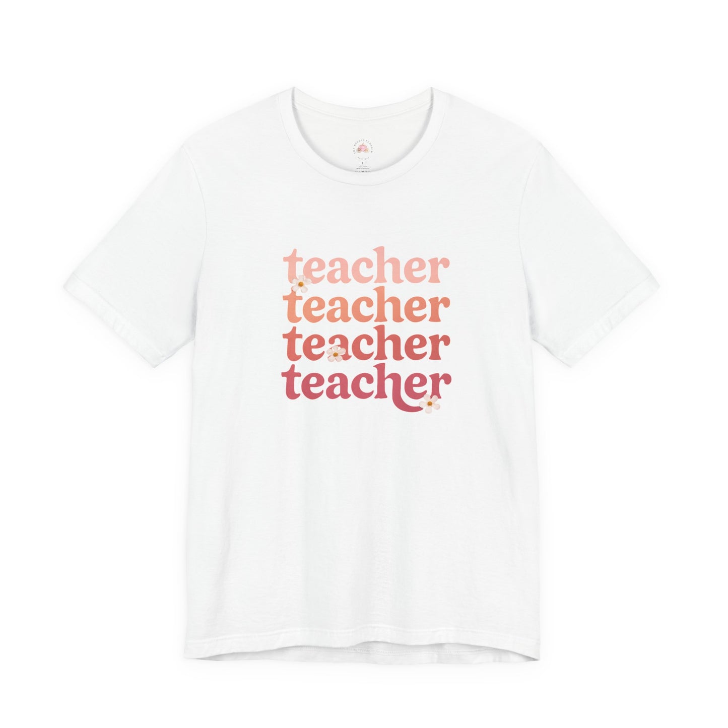 Teacher Vibes Unisex Jersey Tee - Perfect Gift for Educators, Teacher Appreciation, Classroom Style, Graduation Gift, Everyday Wear