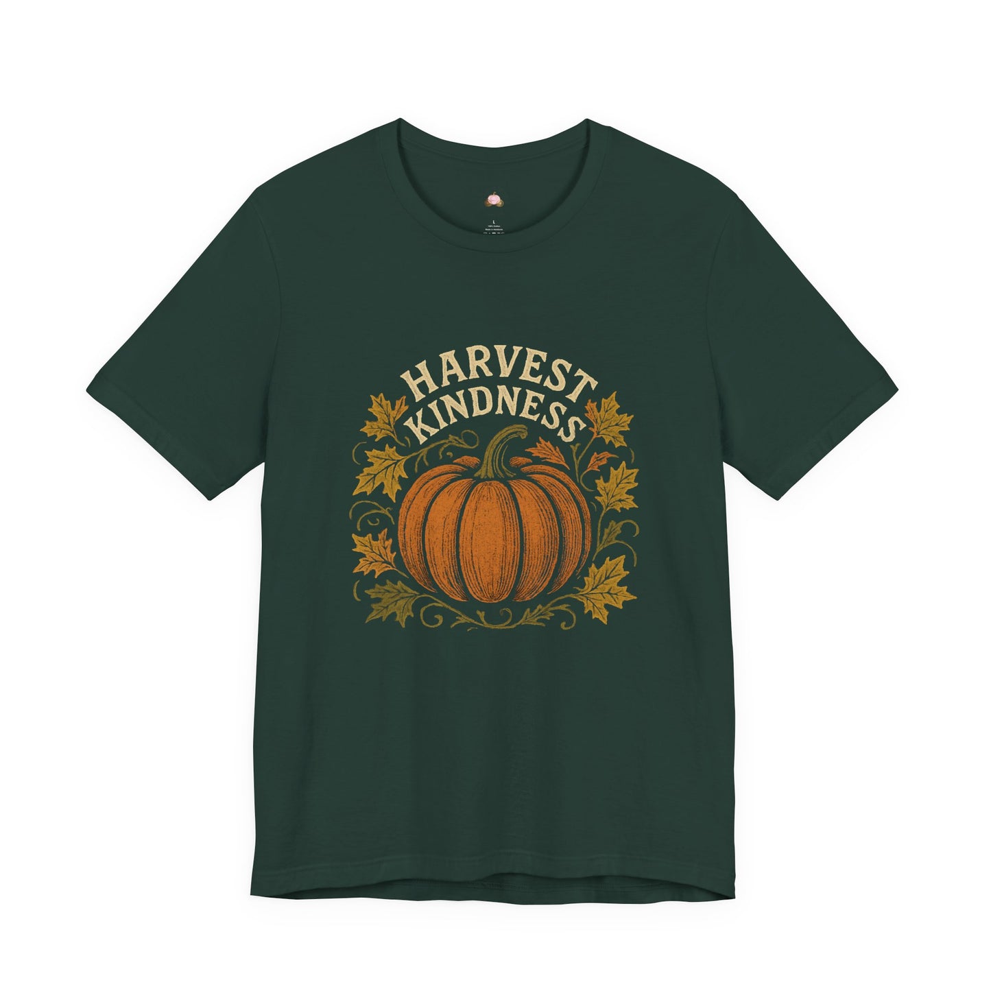 Harvest Kindness Tee - Unisex Jersey Short Sleeve Tee, Fall Fashion, Autumn Apparel, Thanksgiving Shirt, Gift for Friends, Cozy Casual Wear
