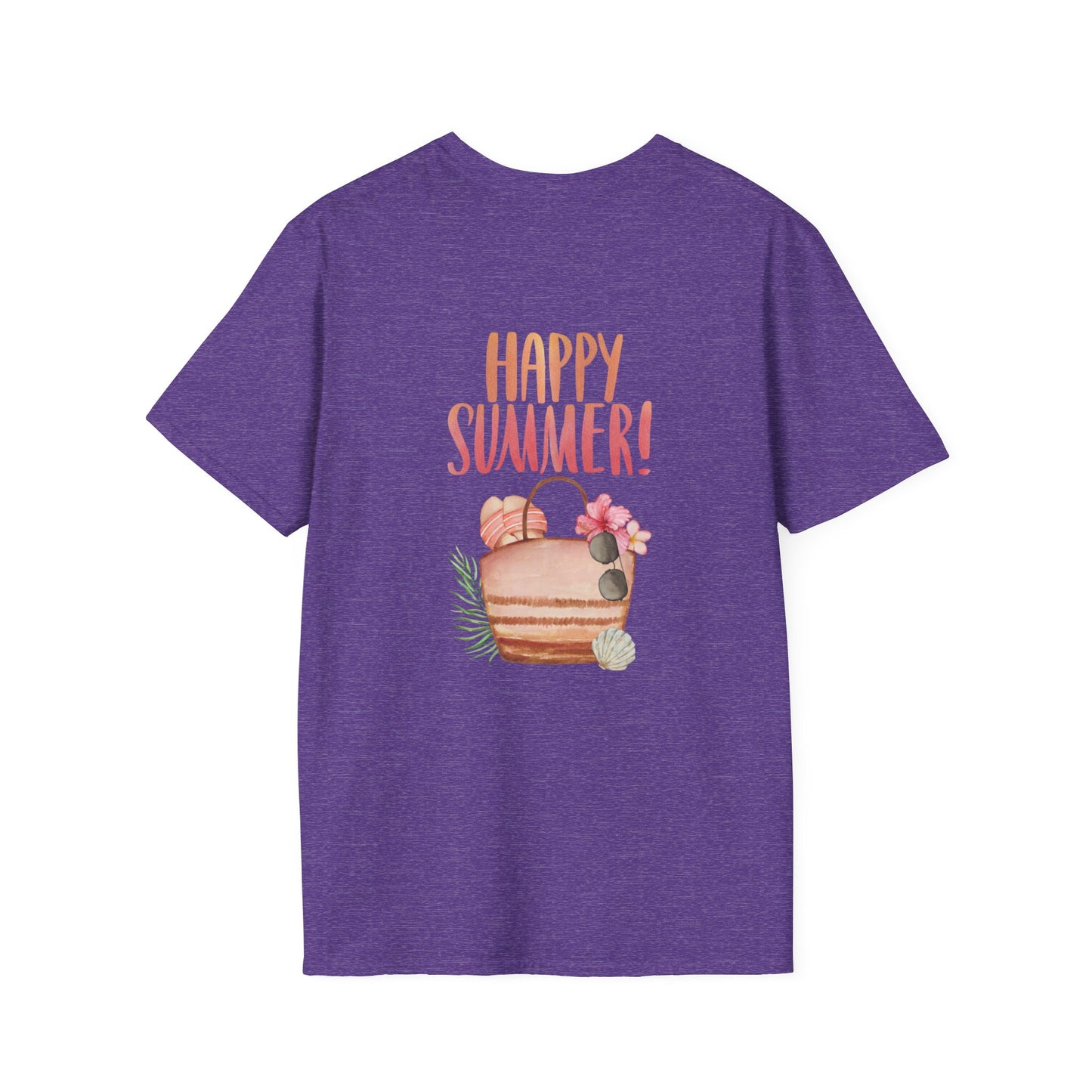 Happy Summer Unisex T-Shirt - Vacation Shirt and Beachwear
