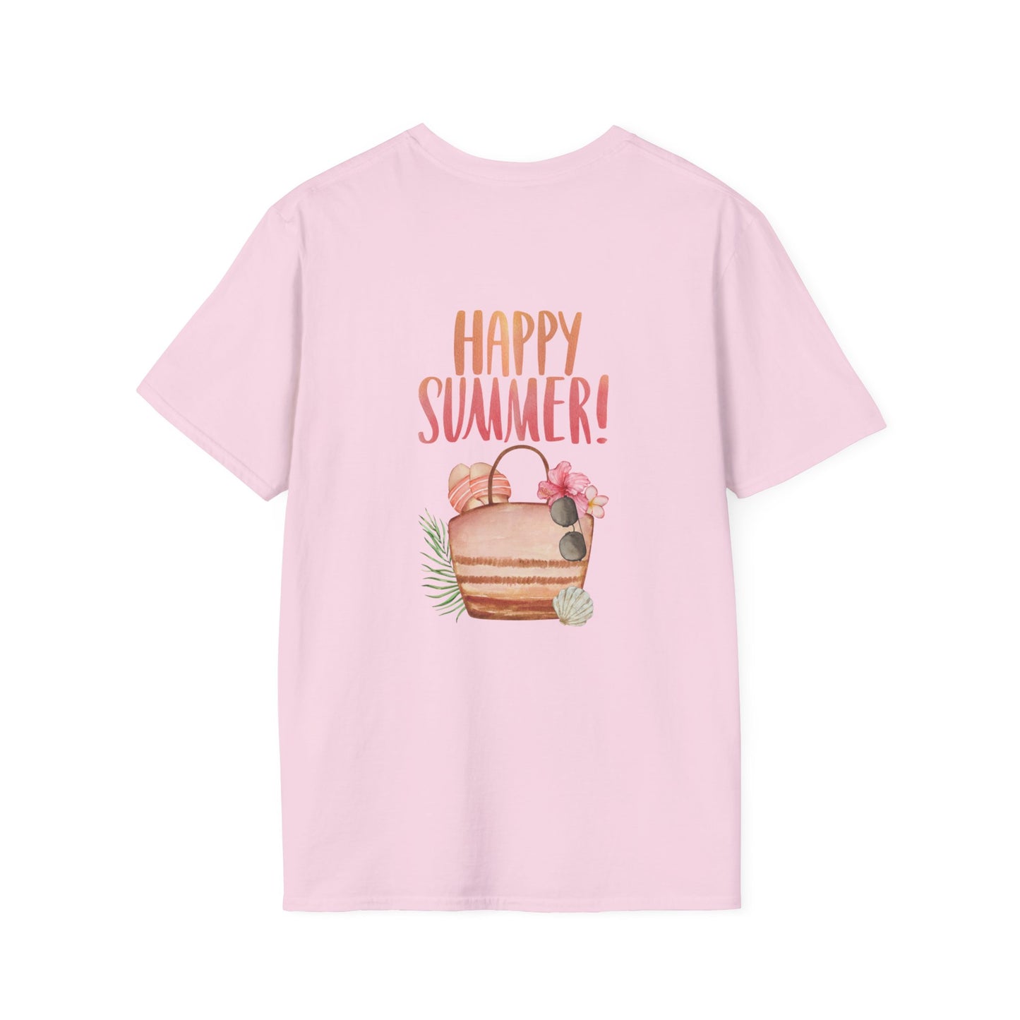 Happy Summer Unisex T-Shirt - Vacation Shirt and Beachwear