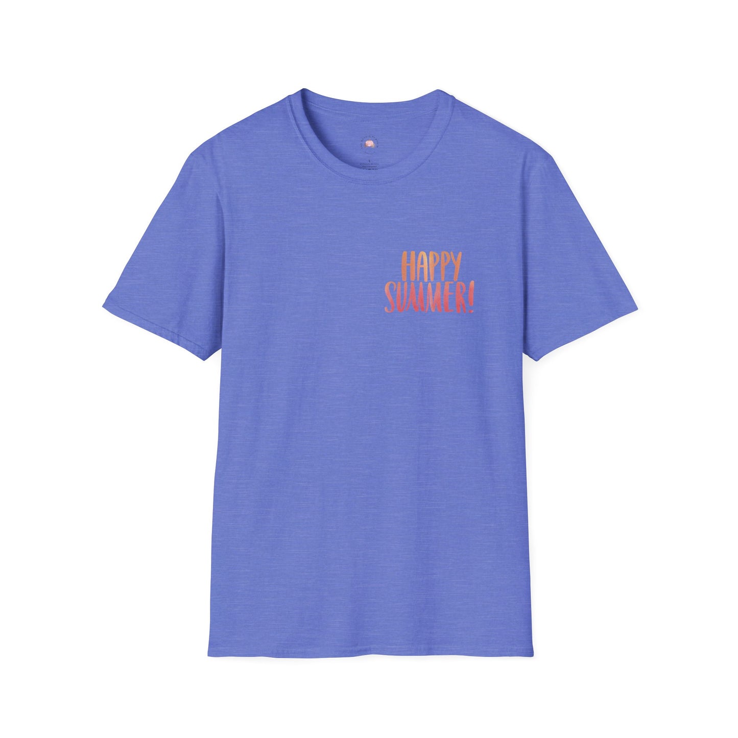 Happy Summer Unisex T-Shirt - Vacation Shirt and Beachwear