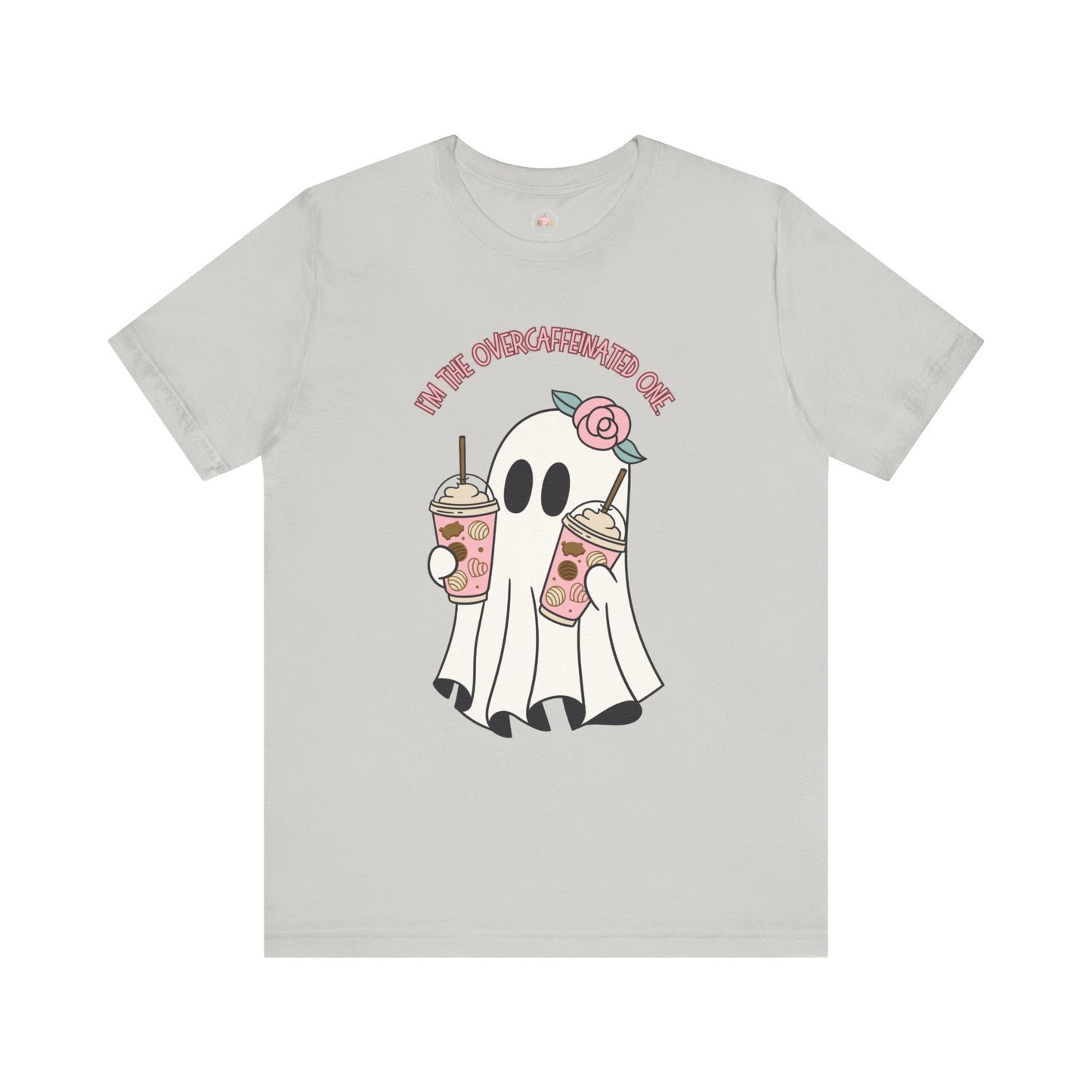 Playful Ghost Tee - Halloween Casual Wear, Unisex Short Sleeve T-Shirt, Funny Graphic Tee, Cute Gift for Halloween Lovers, Cool Ghost Design