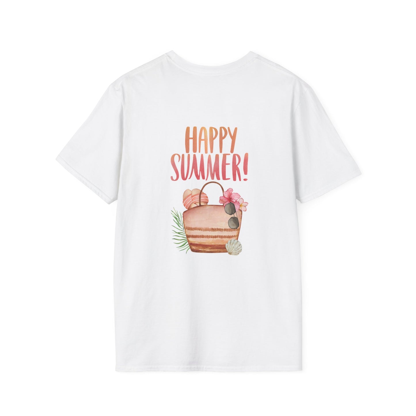 Happy Summer Unisex T-Shirt - Vacation Shirt and Beachwear