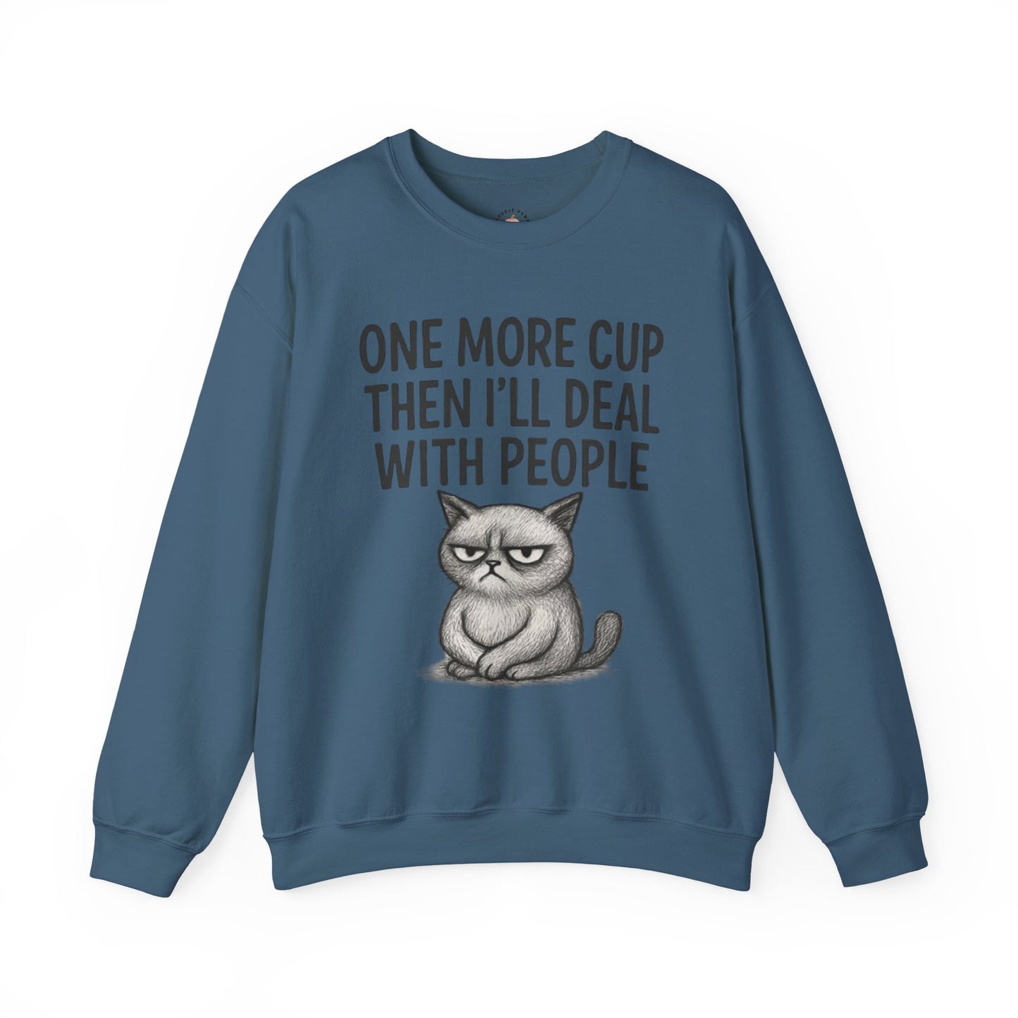 Grumpy Cat Funny Coffee Sweatshirt
