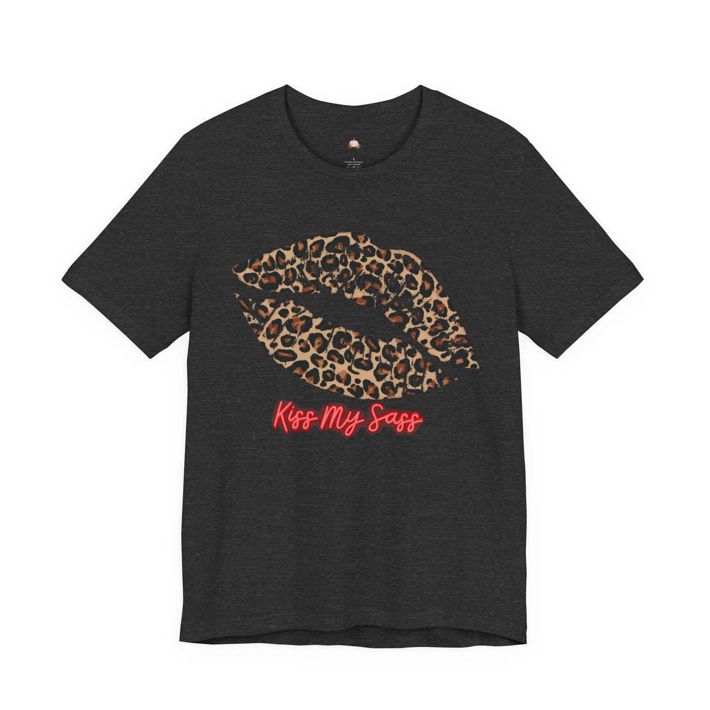 Funny Leopard Kiss Unisex Tee - Kiss My Sass
