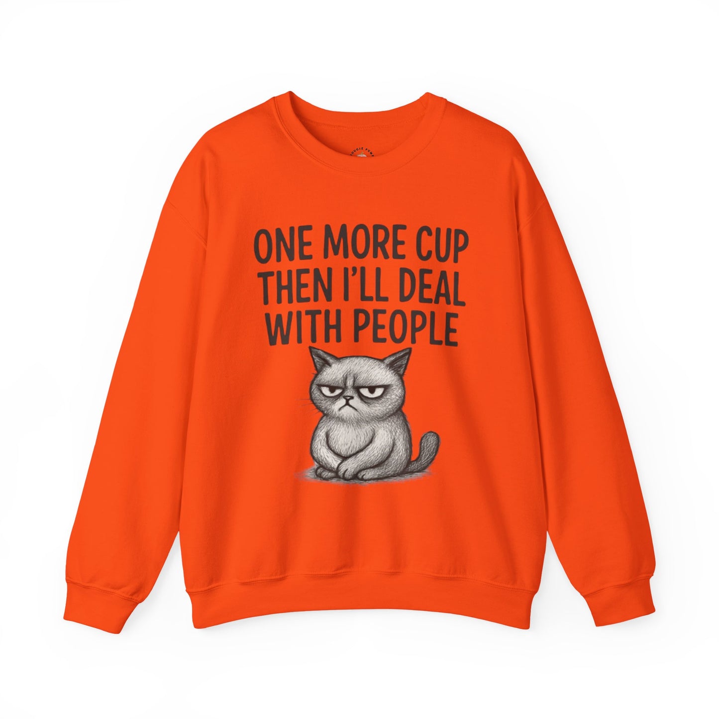 Grumpy Cat Funny Coffee Sweatshirt