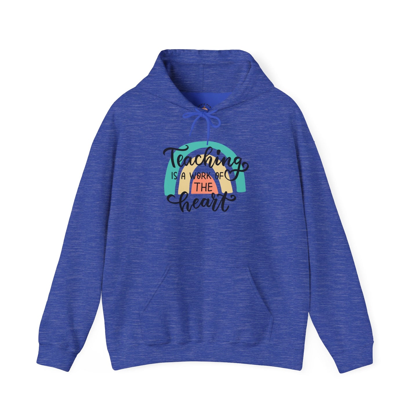 Teacher Appreciation Unisex Hoodie - Teaching Is a Work of Art, Fun Classroom Apparel