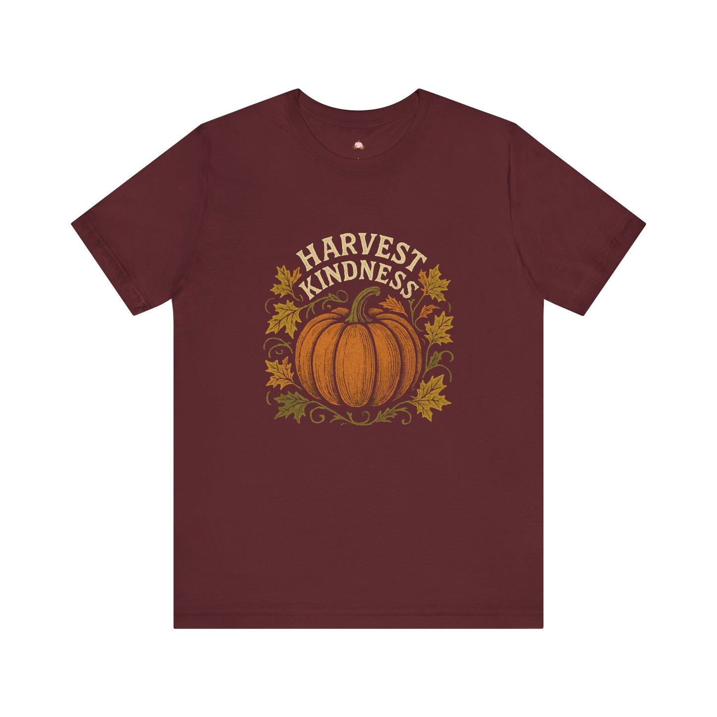 Harvest Kindness Tee - Unisex Jersey Short Sleeve Tee, Fall Fashion, Autumn Apparel, Thanksgiving Shirt, Gift for Friends, Cozy Casual Wear