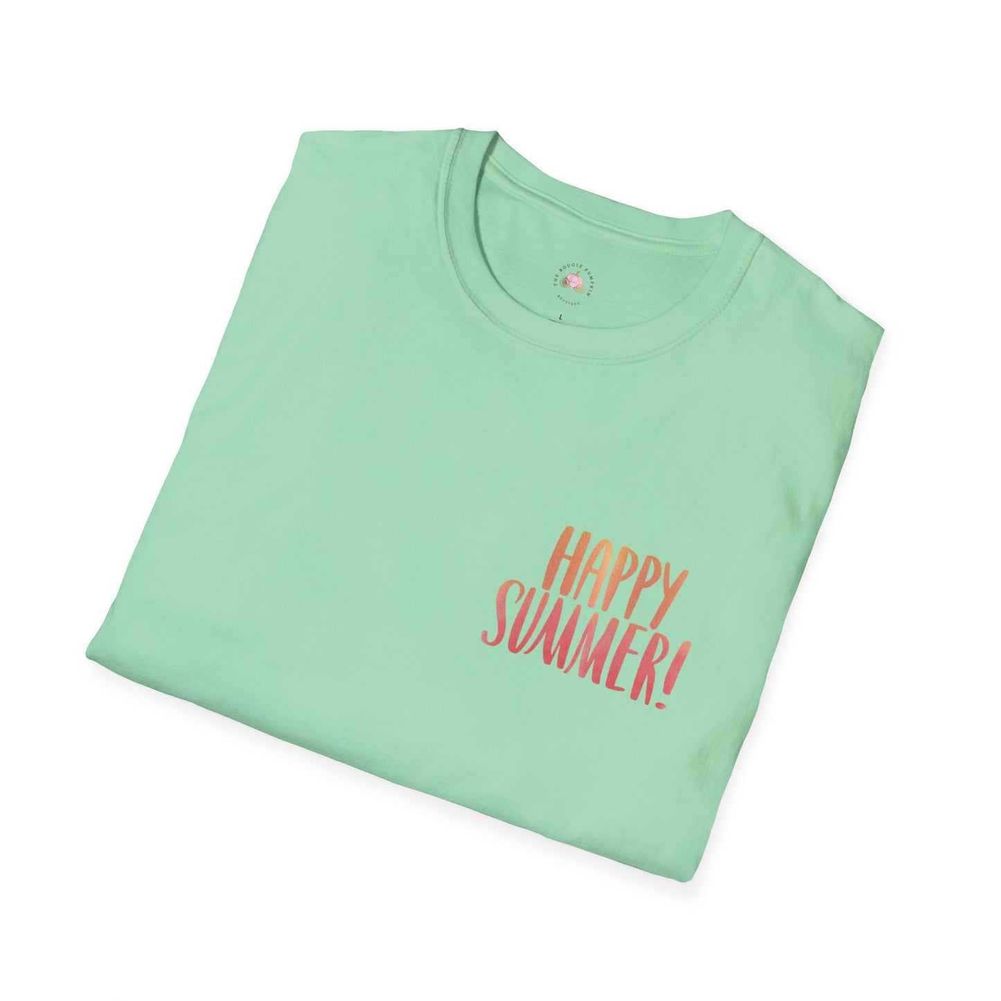Happy Summer Unisex T-Shirt - Vacation Shirt and Beachwear