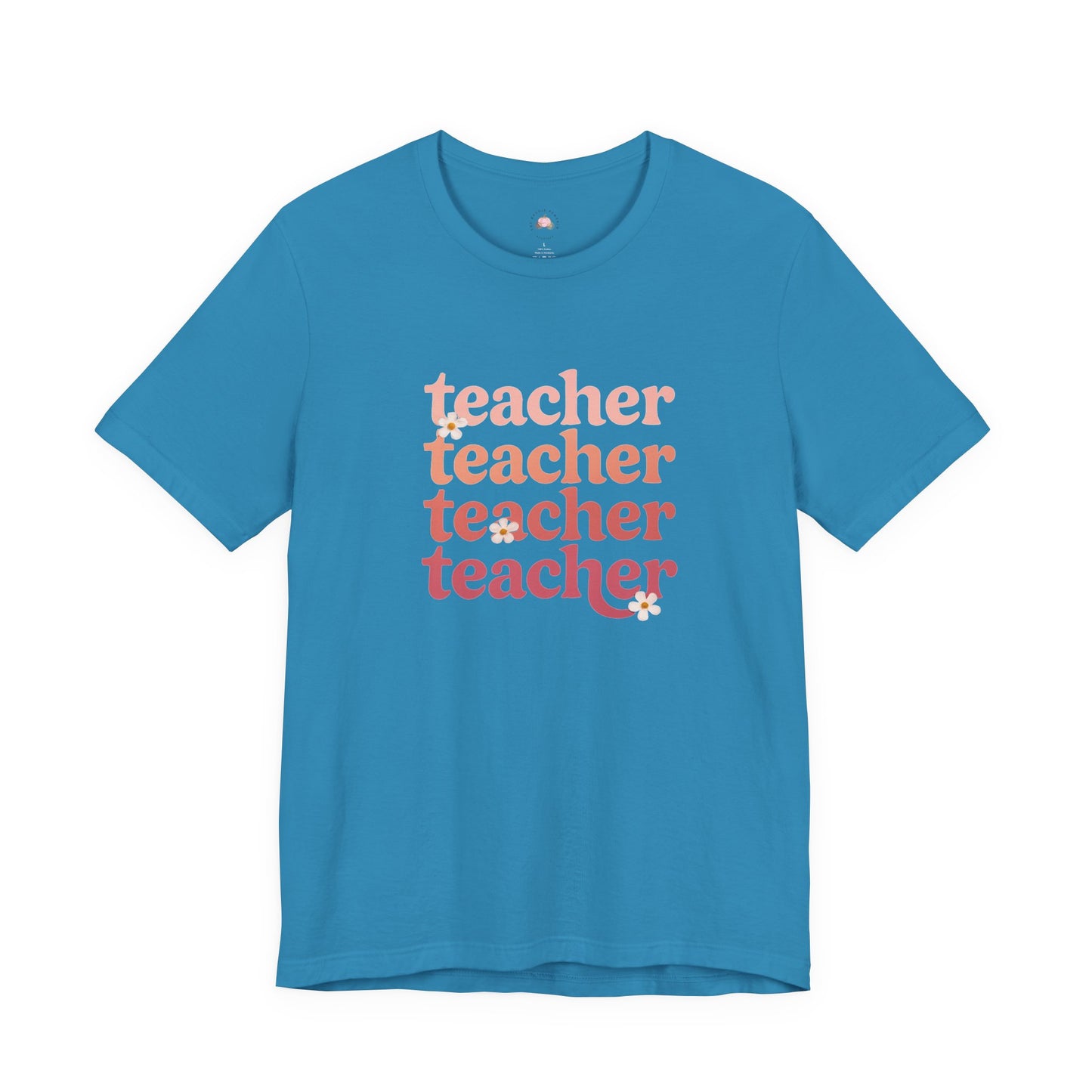 Teacher Vibes Unisex Jersey Tee - Perfect Gift for Educators, Teacher Appreciation, Classroom Style, Graduation Gift, Everyday Wear
