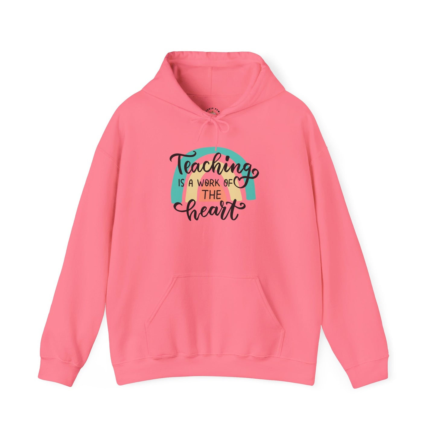 Teacher Appreciation Unisex Hoodie - Teaching Is a Work of Art, Fun Classroom Apparel