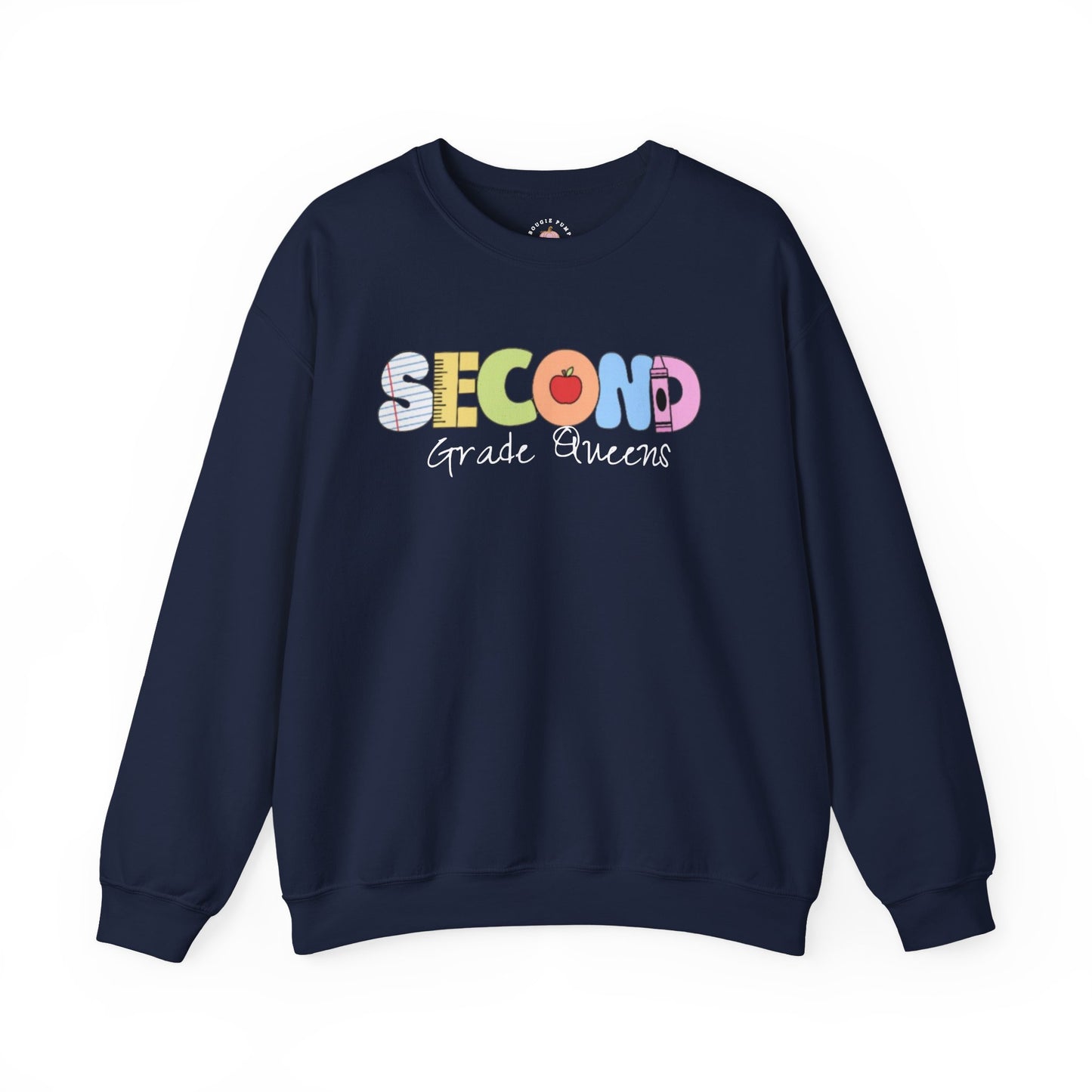 Second Grade Queens | Fun Classroom Gear, Teacher Gifts, Kids Apparel, Cozy Winter Wear, Back to School