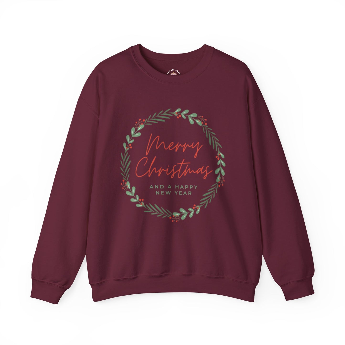 Merry Christmas Crewneck Sweatshirt, Cozy Holiday Style, Unisex Sweatshirt, Christmas Gift, Winter Apparel, Festive Clothing