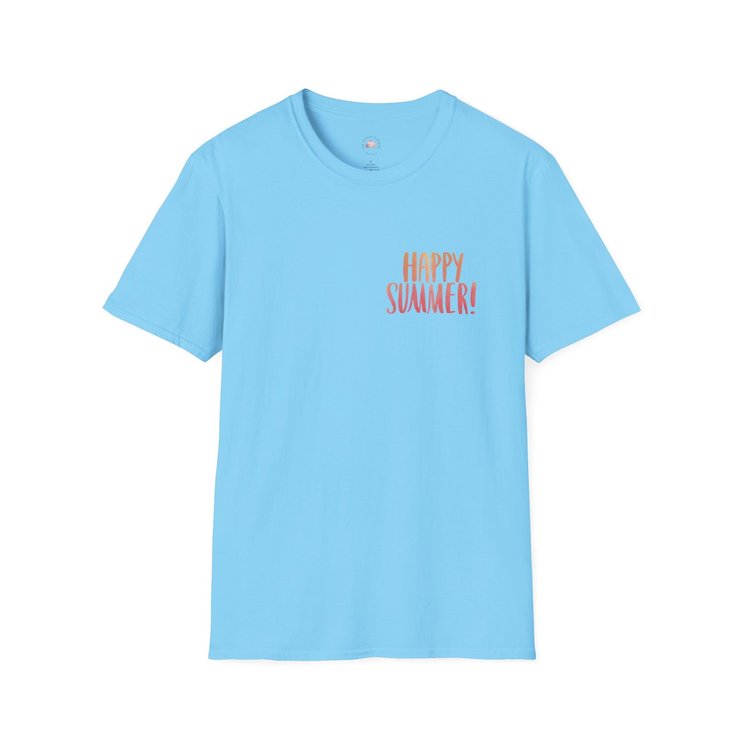 Happy Summer Unisex T-Shirt - Vacation Shirt and Beachwear