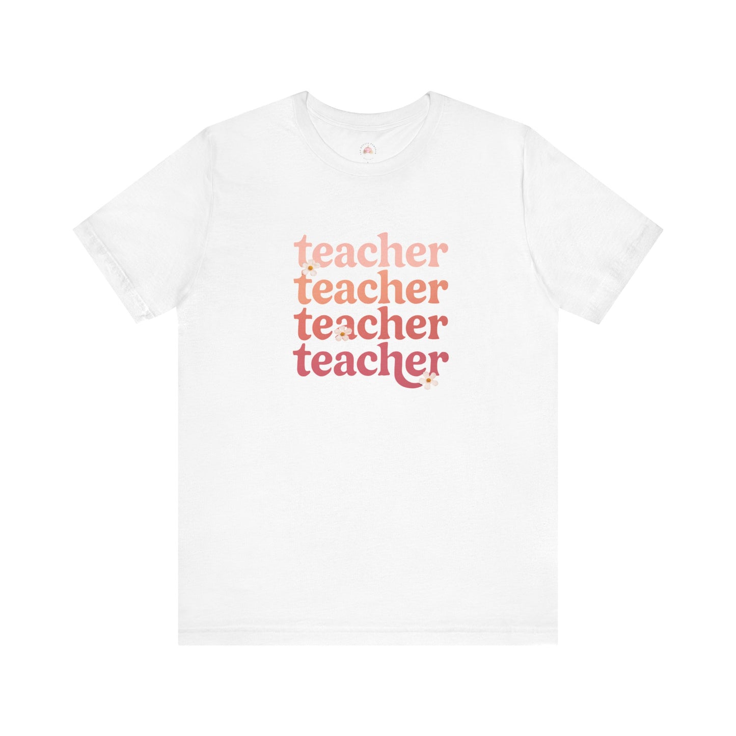 Teacher Vibes Unisex Jersey Tee - Perfect Gift for Educators, Teacher Appreciation, Classroom Style, Graduation Gift, Everyday Wear