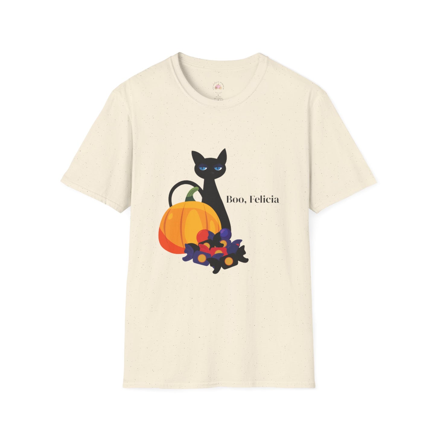 Funny Halloween "Boo, Felicia" Annoyed Cat T-Shirt