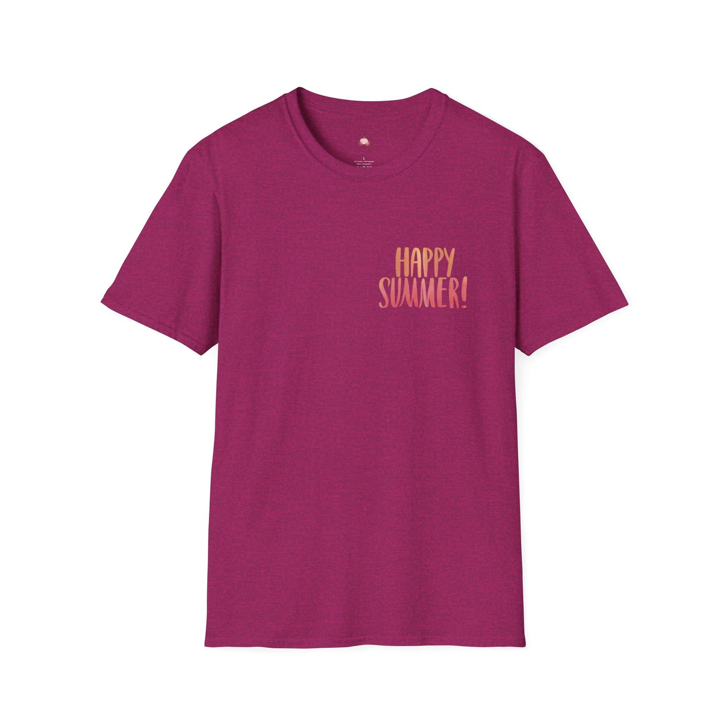 Happy Summer Unisex T-Shirt - Vacation Shirt and Beachwear