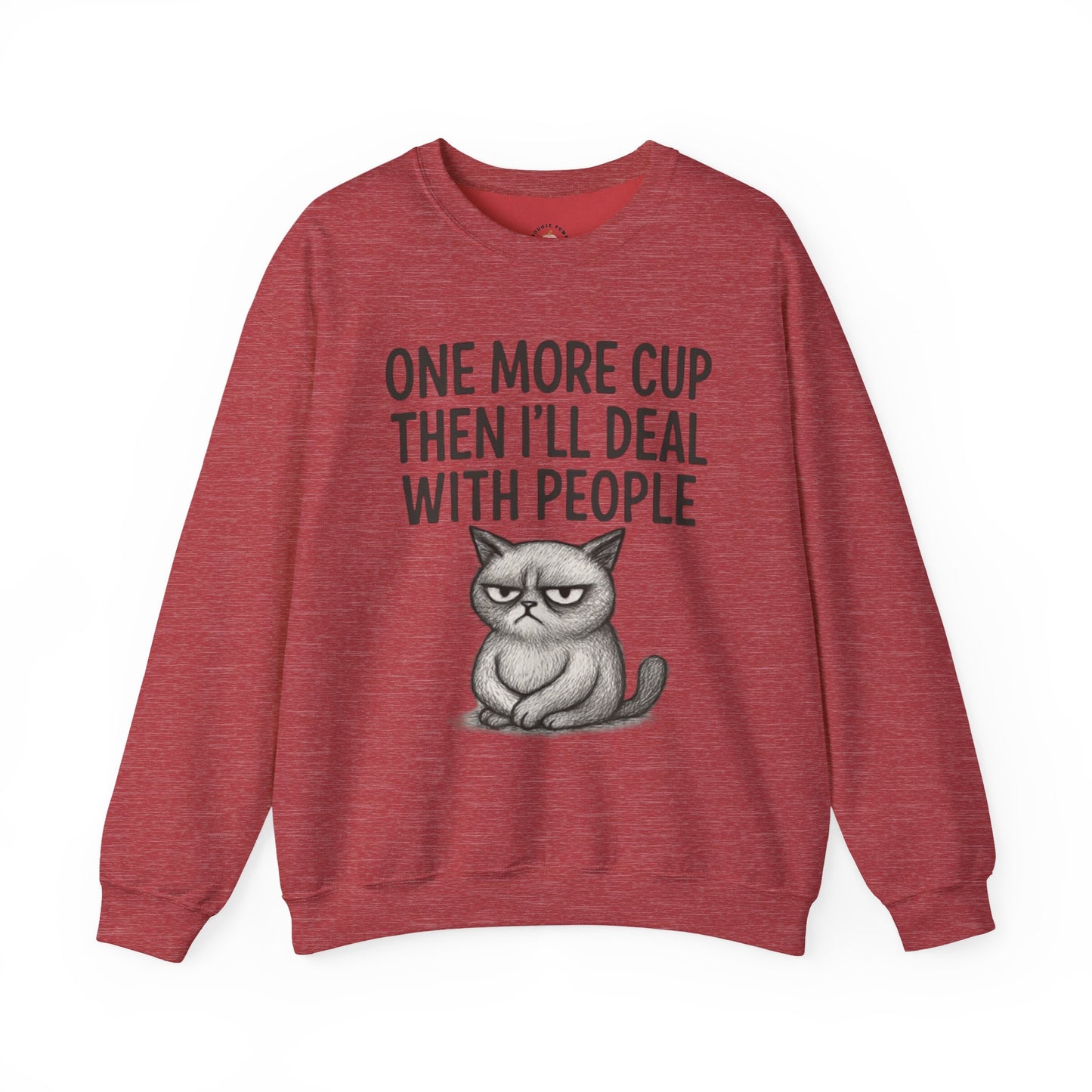 Grumpy Cat Funny Coffee Sweatshirt
