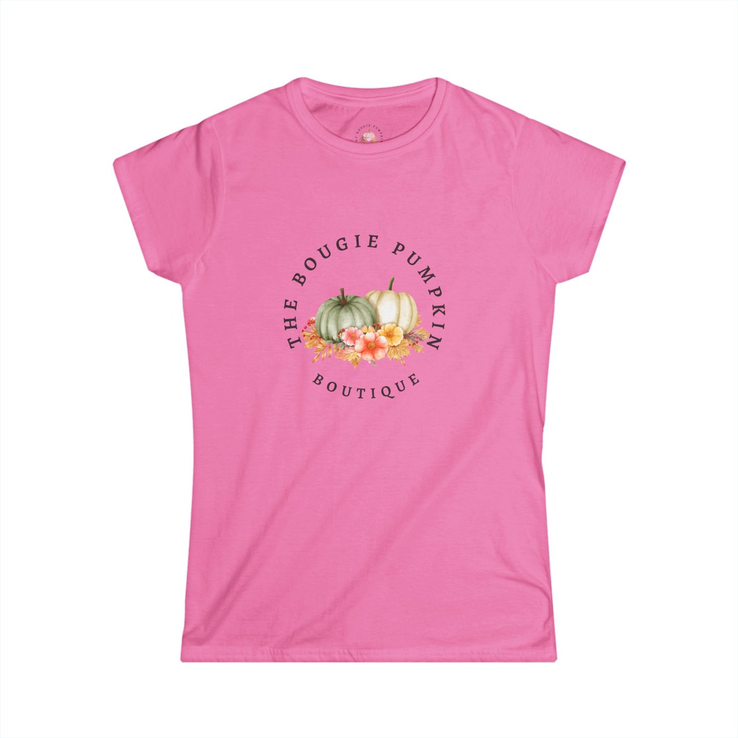 Women's T-Shirt - Bougie Pumpkin Boutique, Fall Halloween Design