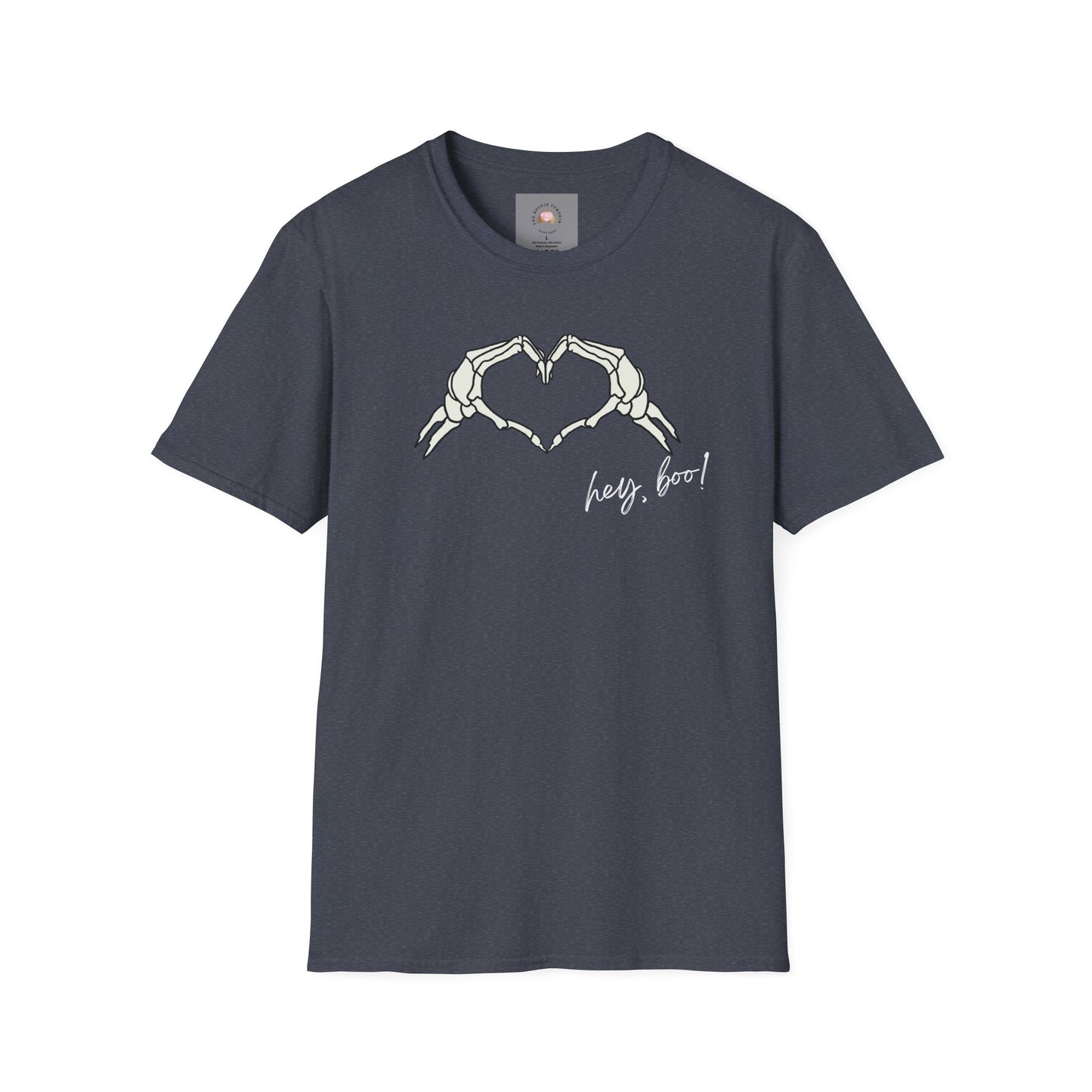 Halloween Skeleton Unisex T-Shirt - Hey Boo Flirty Design