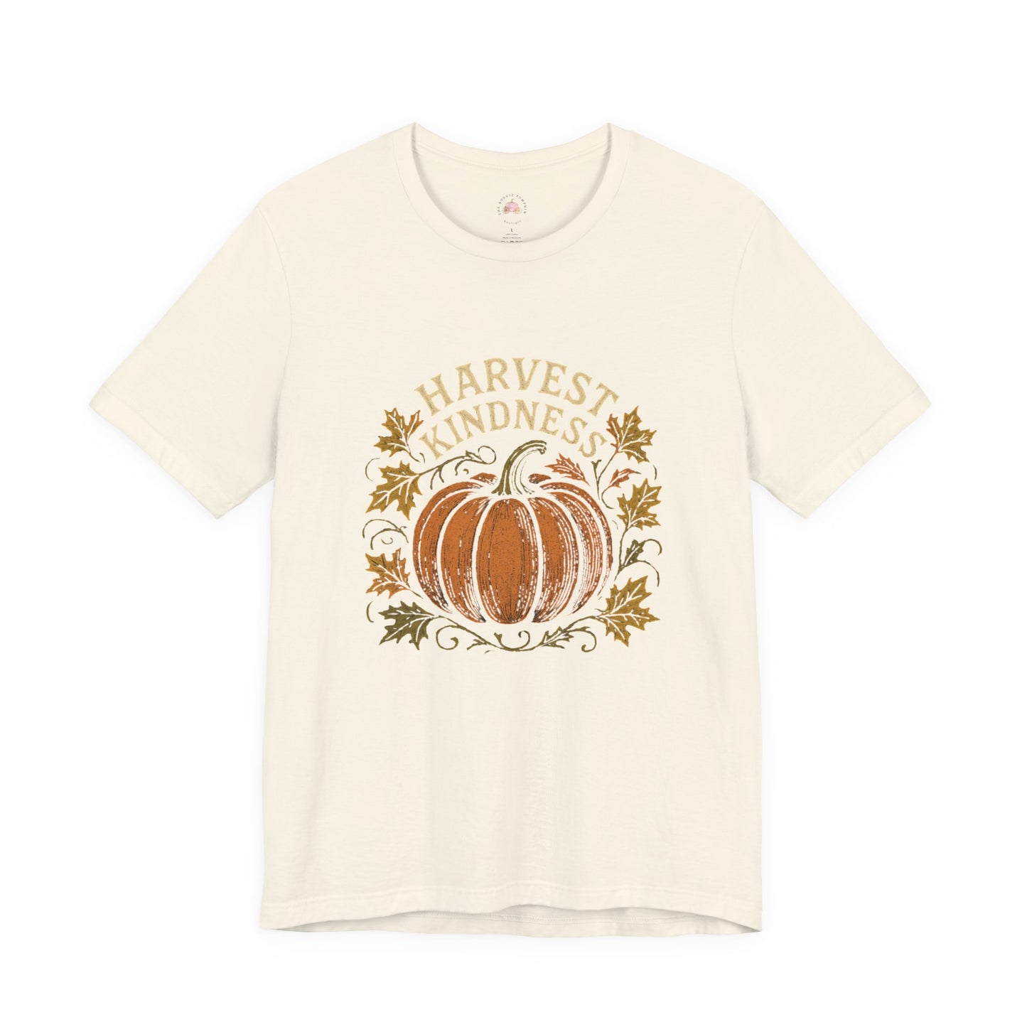 Harvest Kindness Tee - Unisex Jersey Short Sleeve Tee, Fall Fashion, Autumn Apparel, Thanksgiving Shirt, Gift for Friends, Cozy Casual Wear